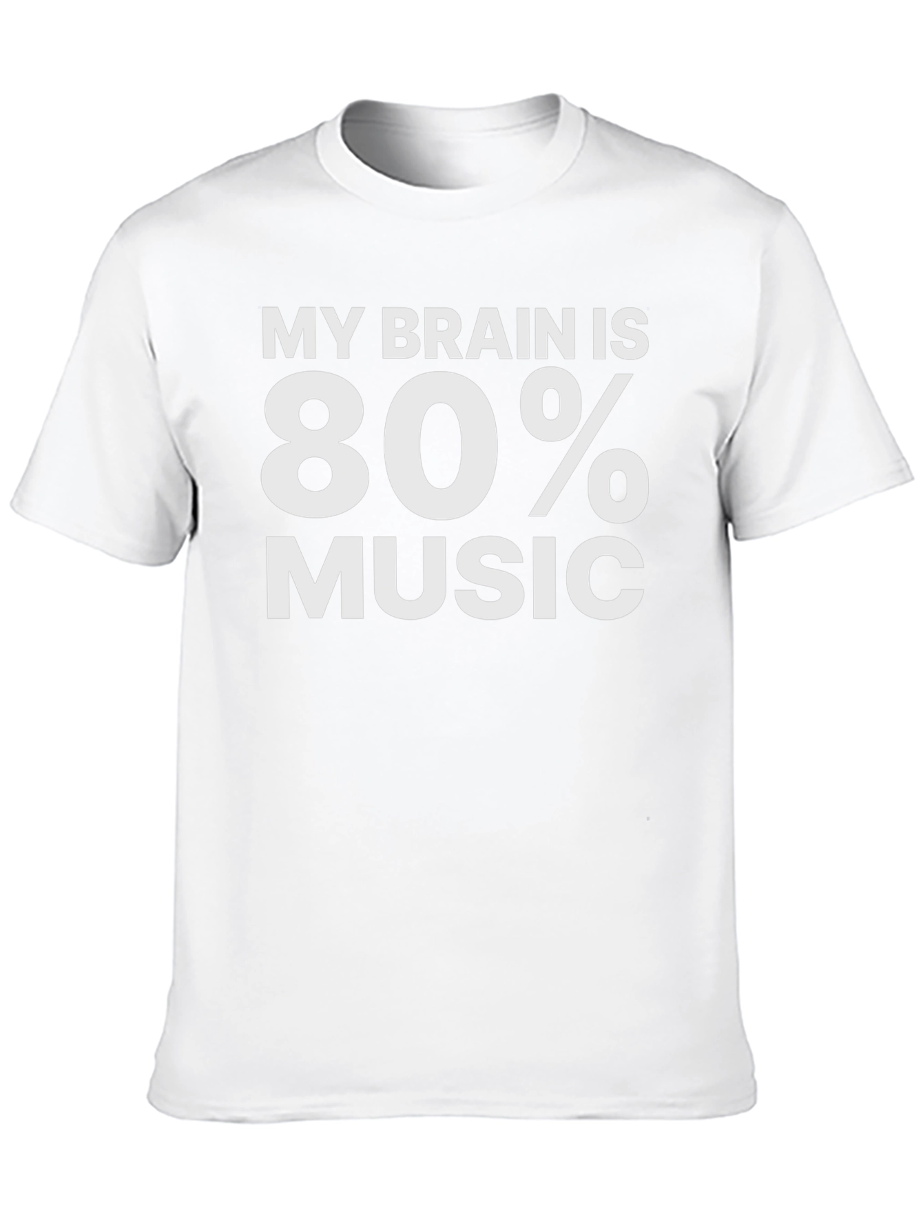 My Brain is 80% Music Graphic T-Shirt