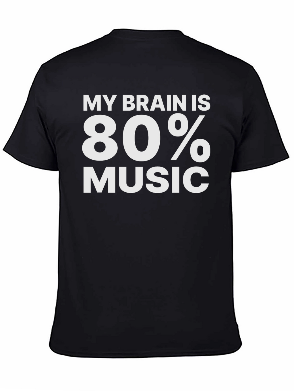 My Brain is 80% Music Graphic T-Shirt