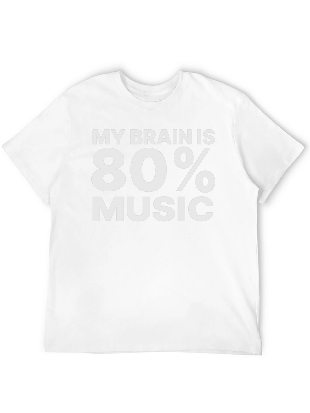 My Brain is 80% Music Graphic T-Shirt