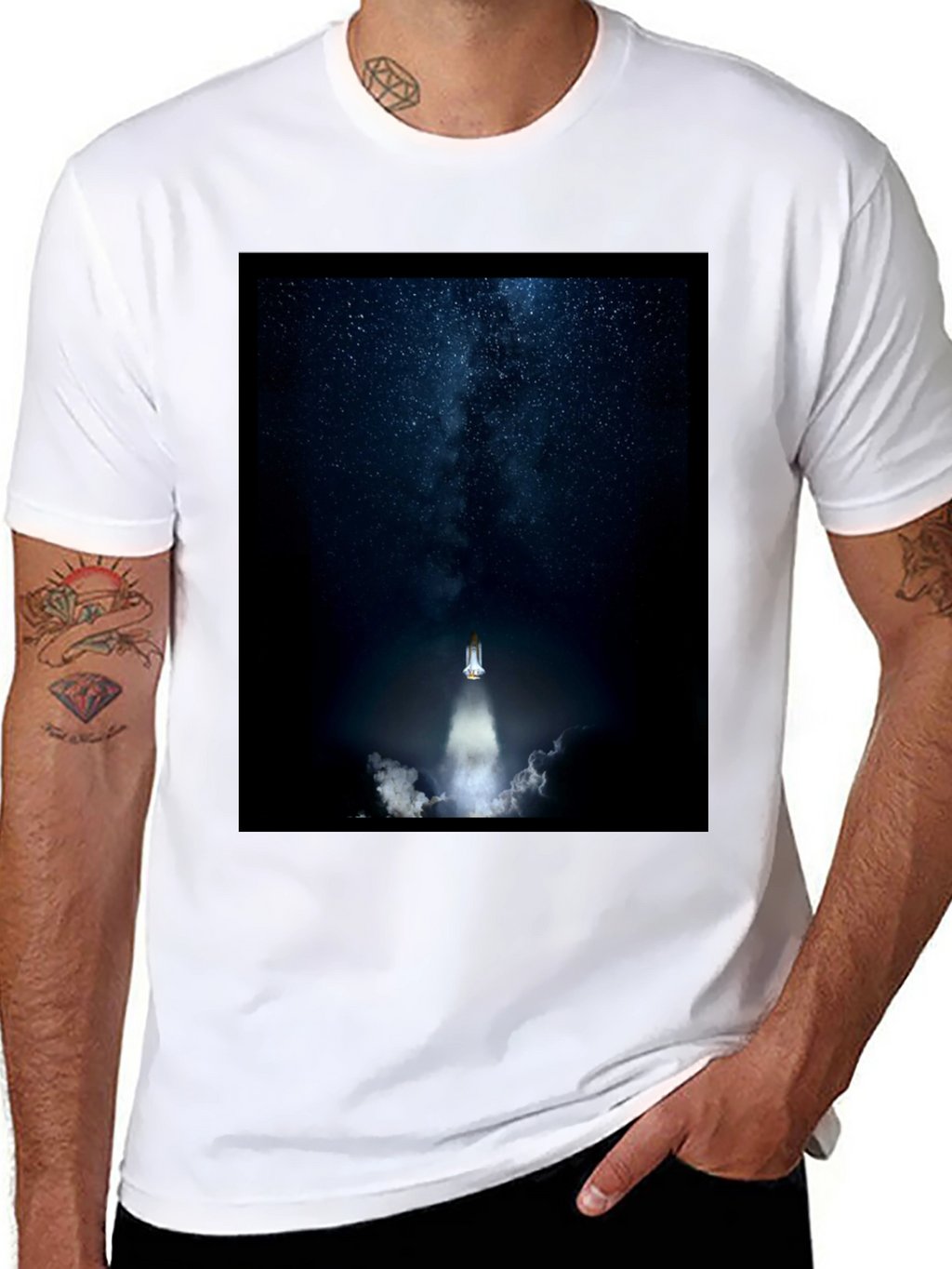 Galaxy Space Shuttle T-Shirt