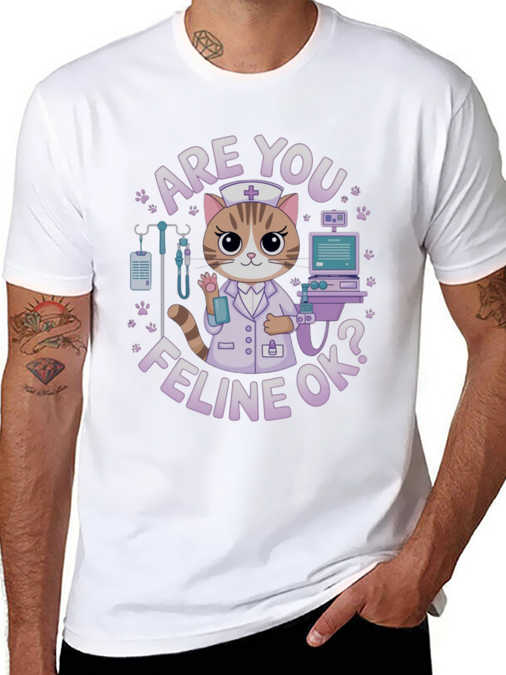 Are You Feline Ok? T-Shirt