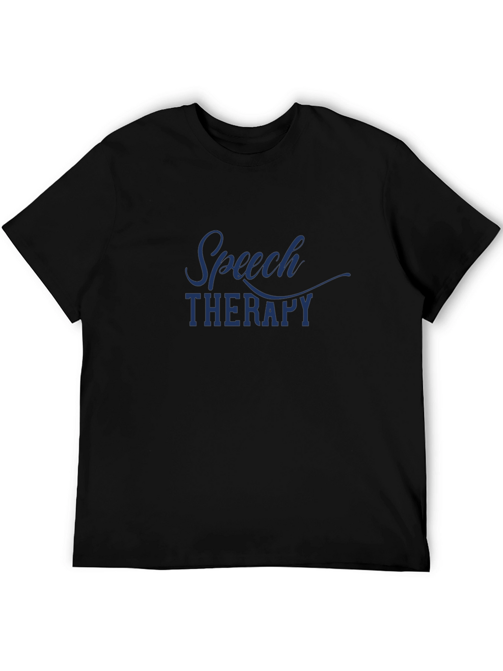 Speech Therapy T-Shirt - Black Classic Fit
