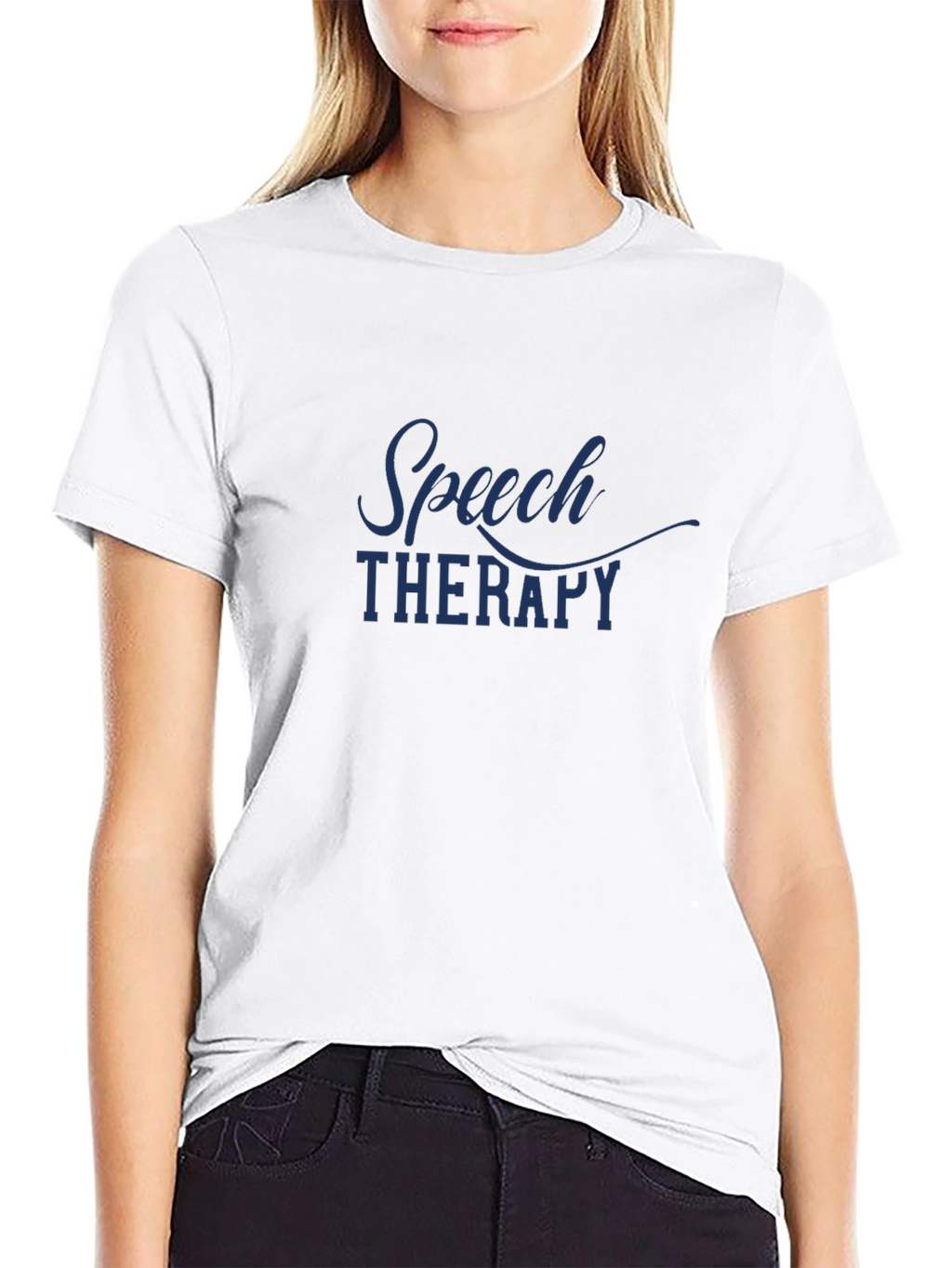 Speech Therapy T-Shirt - Black Classic Fit