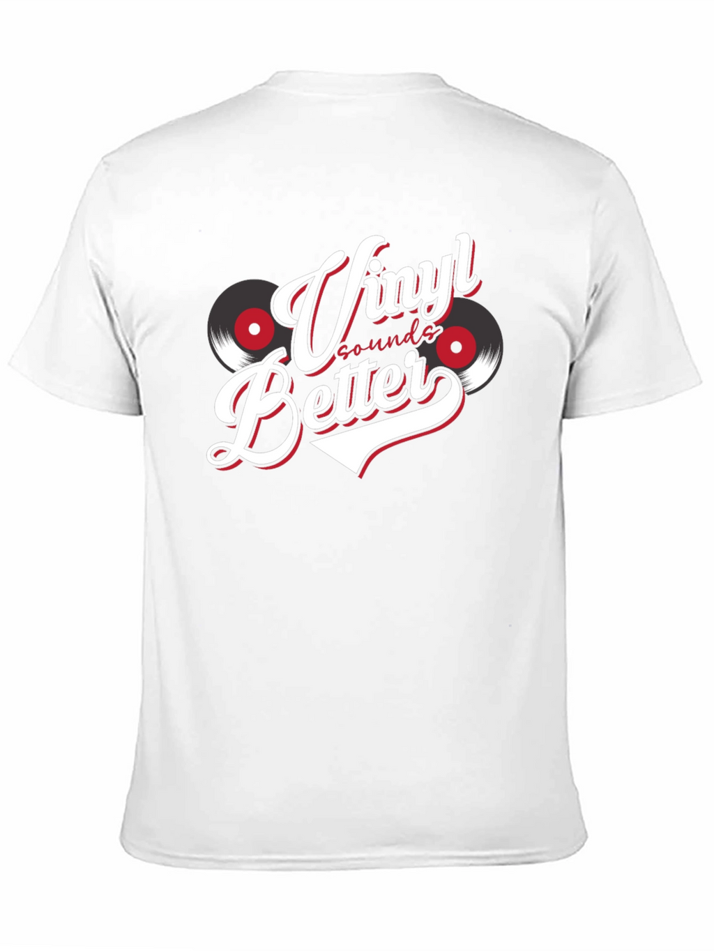 Vinyl Sounds Better T-Shirt Black Graphic Tee