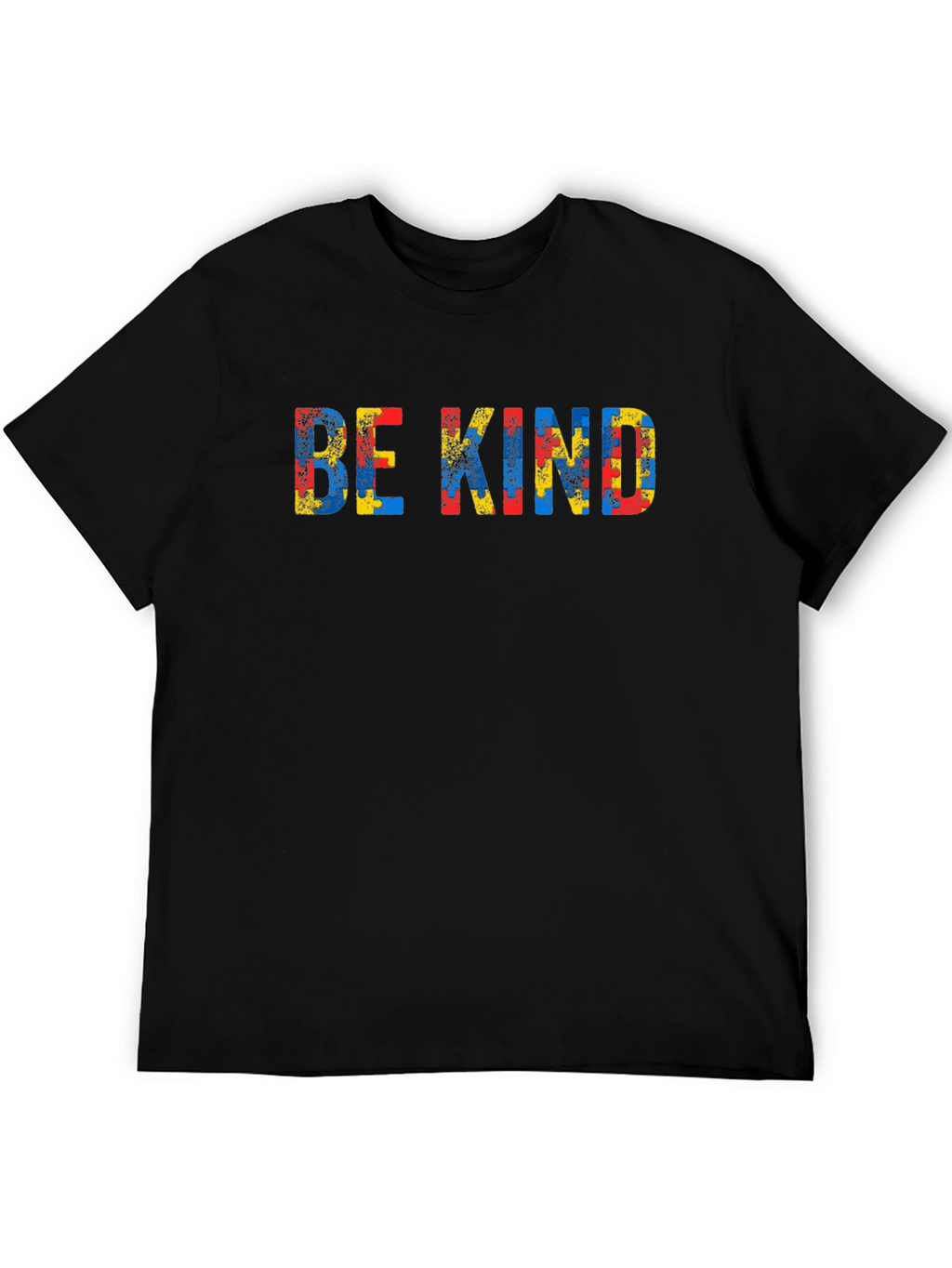 Be Kind Autism Puzzle Piece Graphic T-Shirt