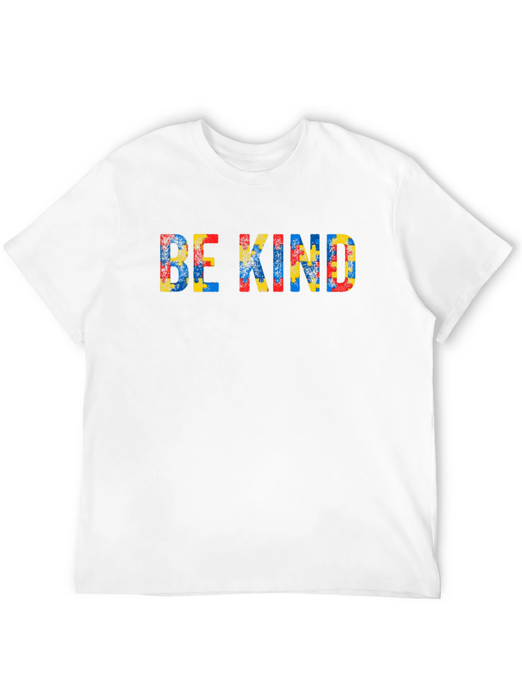 Be Kind Autism Puzzle Piece Graphic T-Shirt