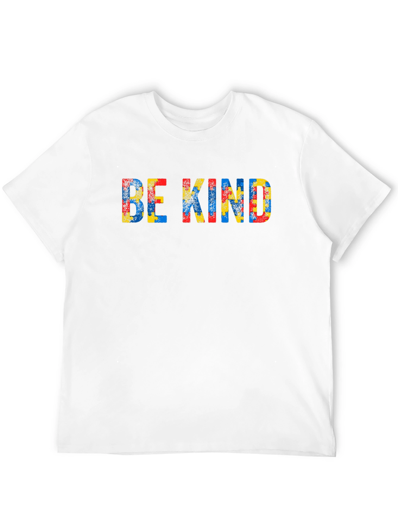 Be Kind Autism Puzzle Piece Graphic T-Shirt