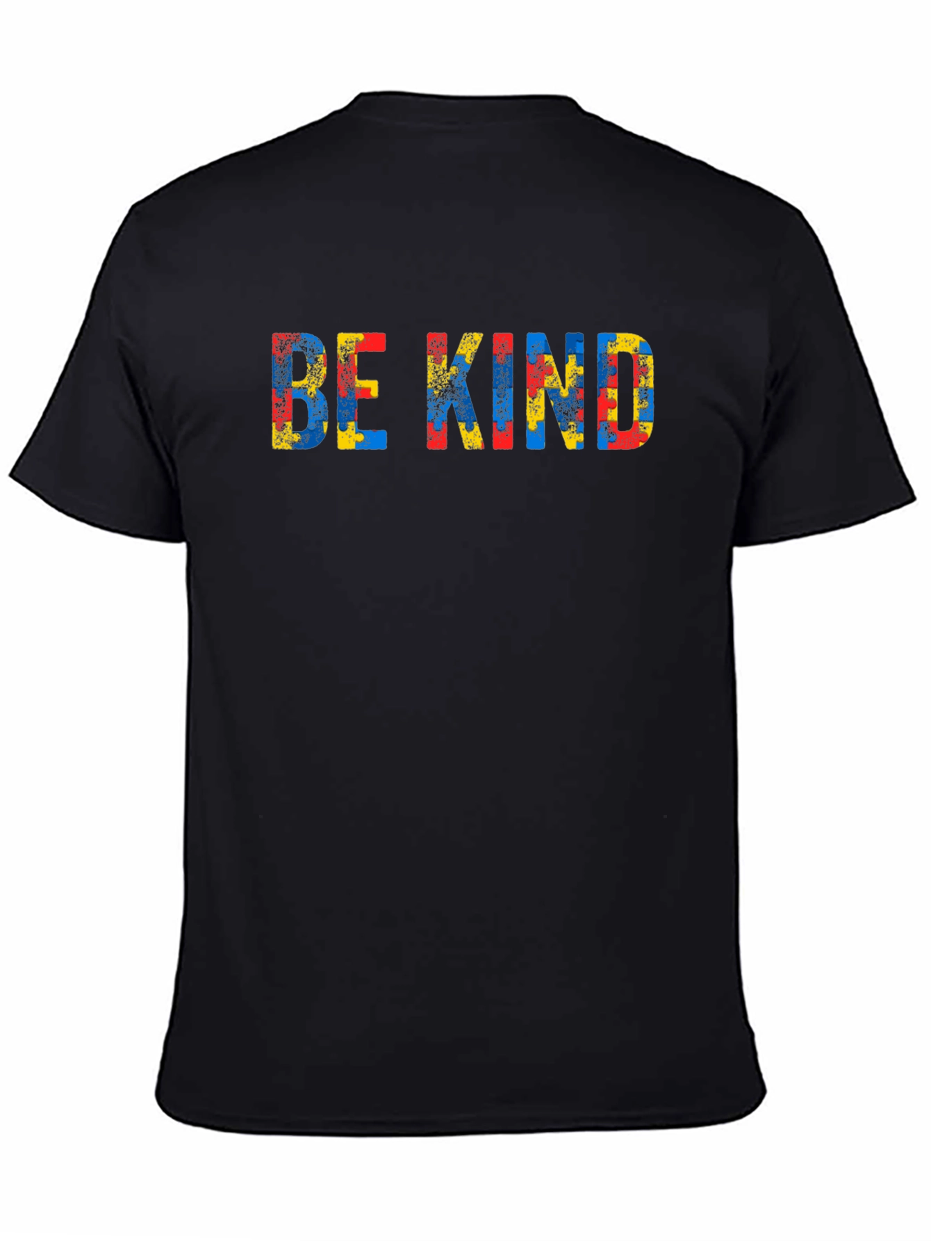 Be Kind Autism Puzzle Piece Graphic T-Shirt