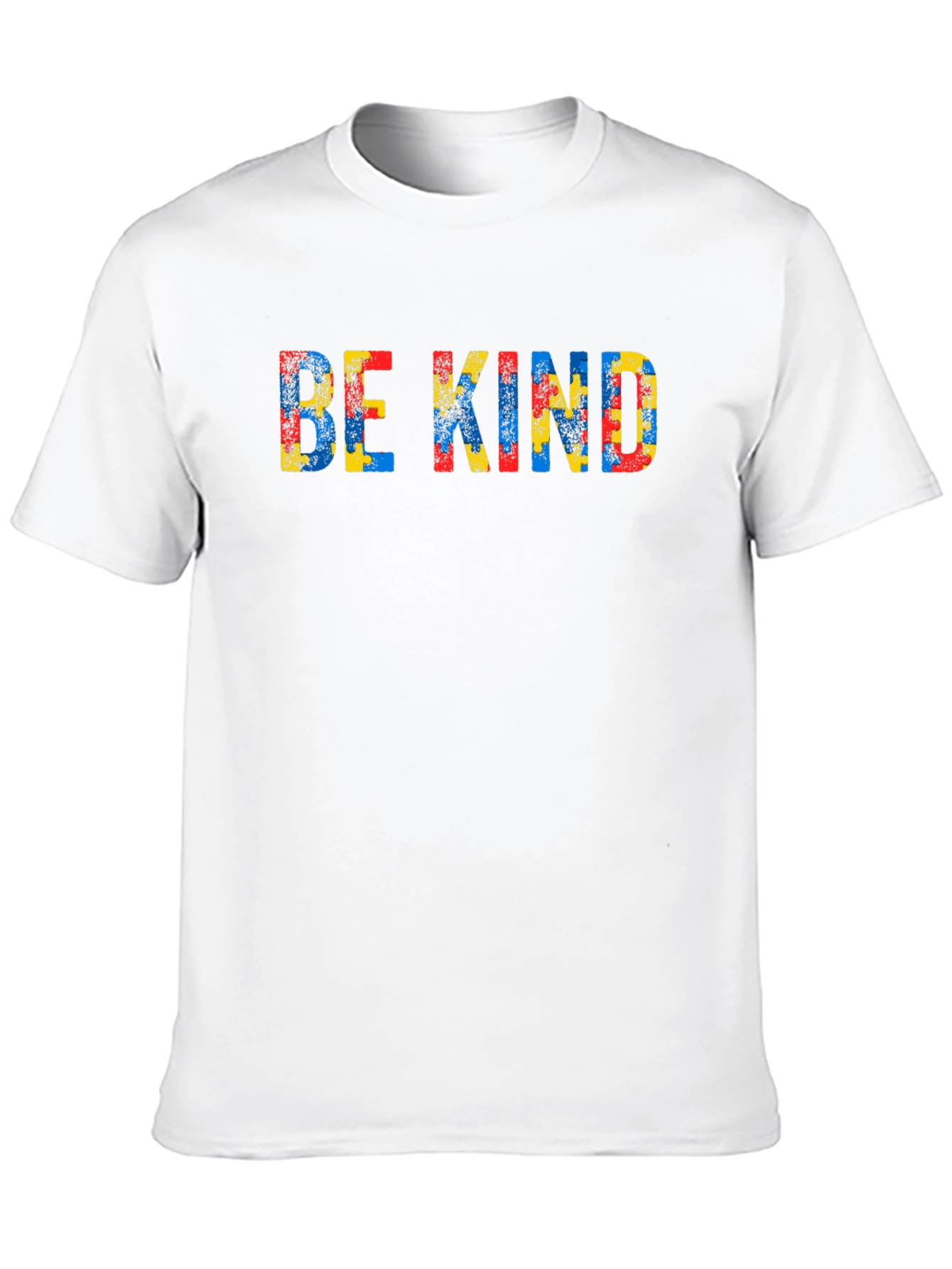 Be Kind Autism Puzzle Piece Graphic T-Shirt