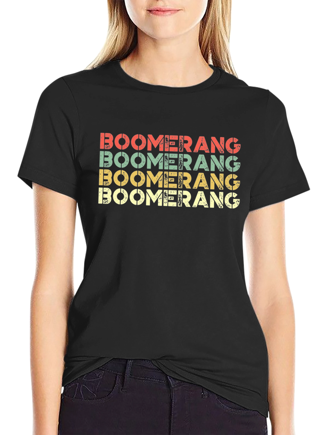 Retro Boomerang T-Shirt - Vintage Style Tee