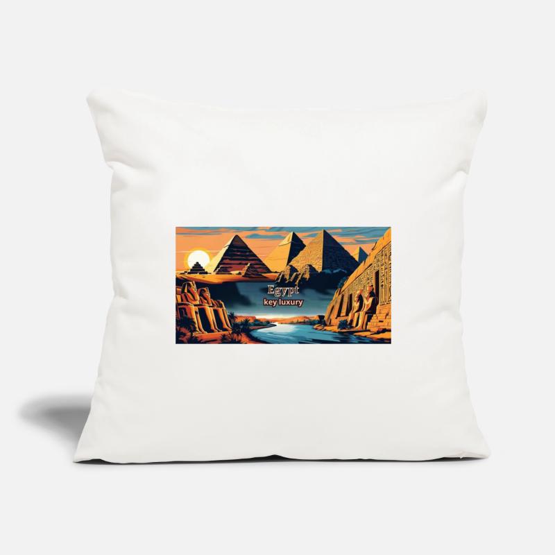 Egyptian Sunset with Pyramids and Sphinx