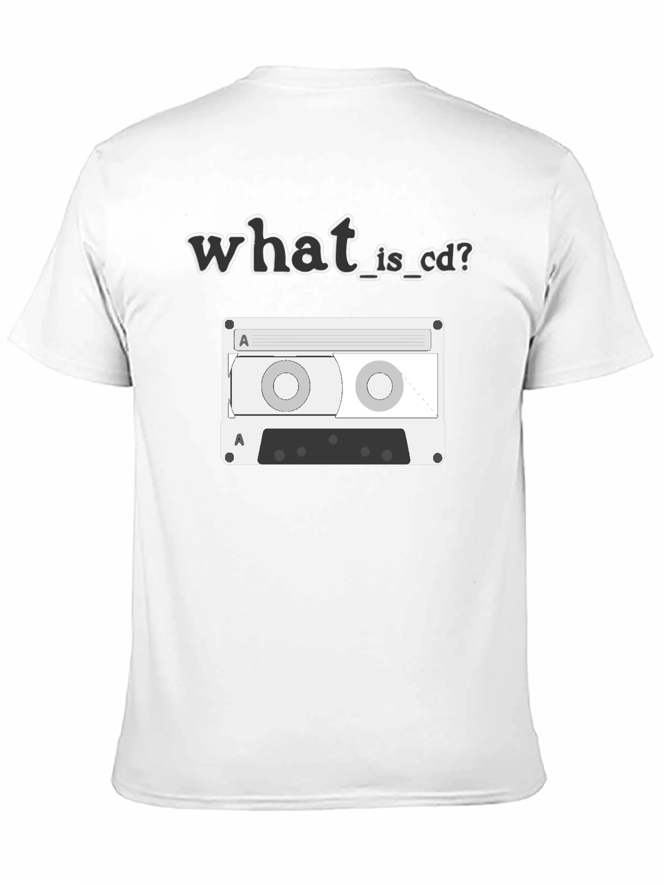 What is CD? Cassette Tape Graphic Tee