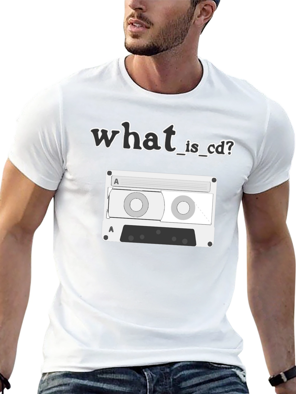 What is CD? Cassette Tape Graphic Tee