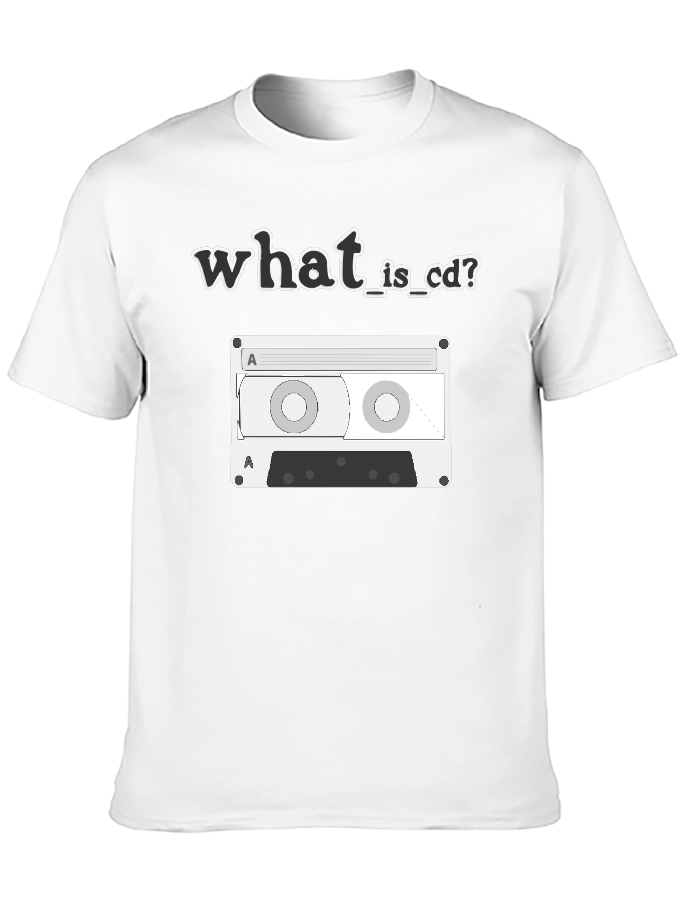 What is CD? Cassette Tape Graphic Tee