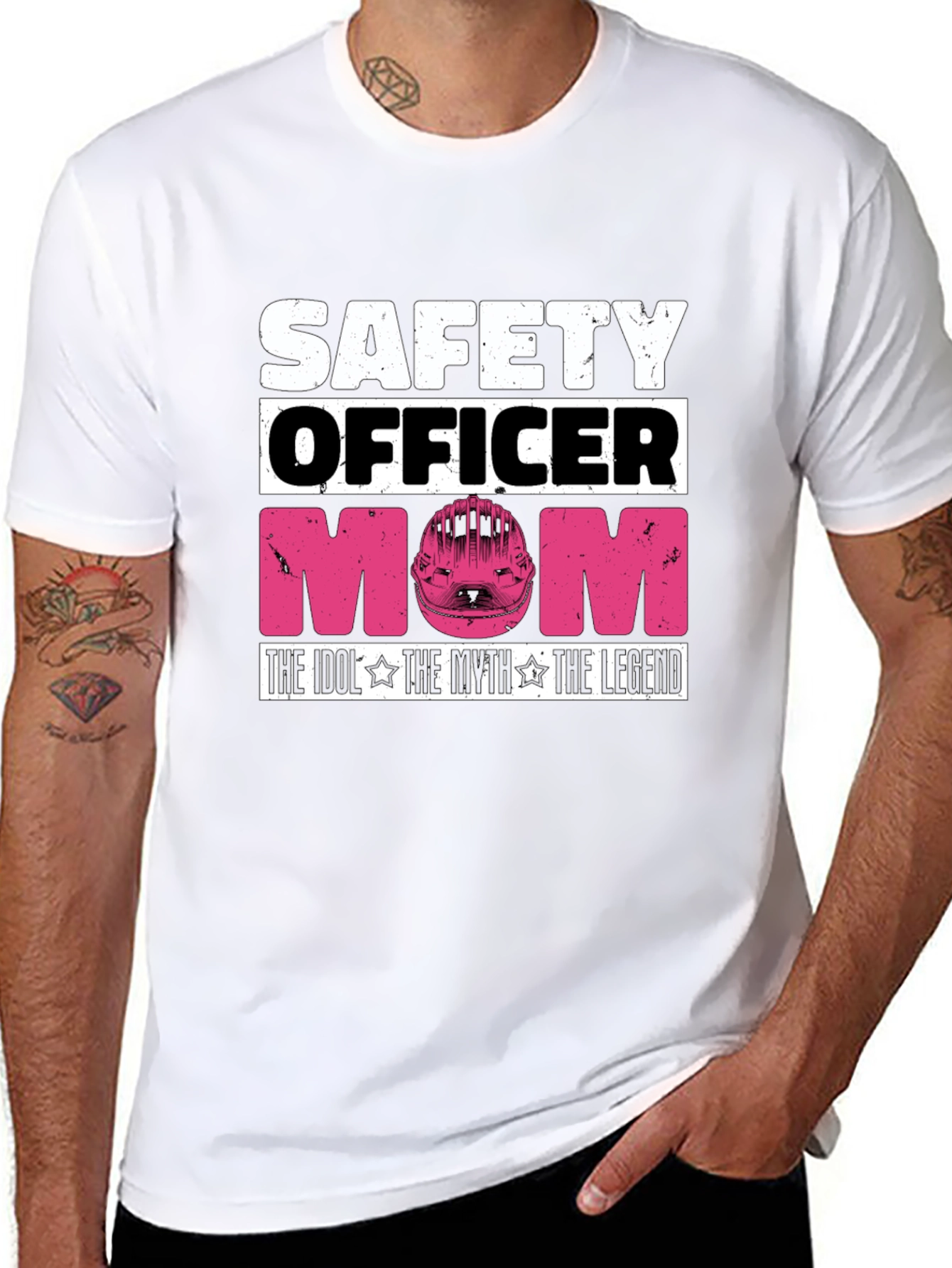 Safety Officer Mom T-Shirt: The Idol The Myth The Legend