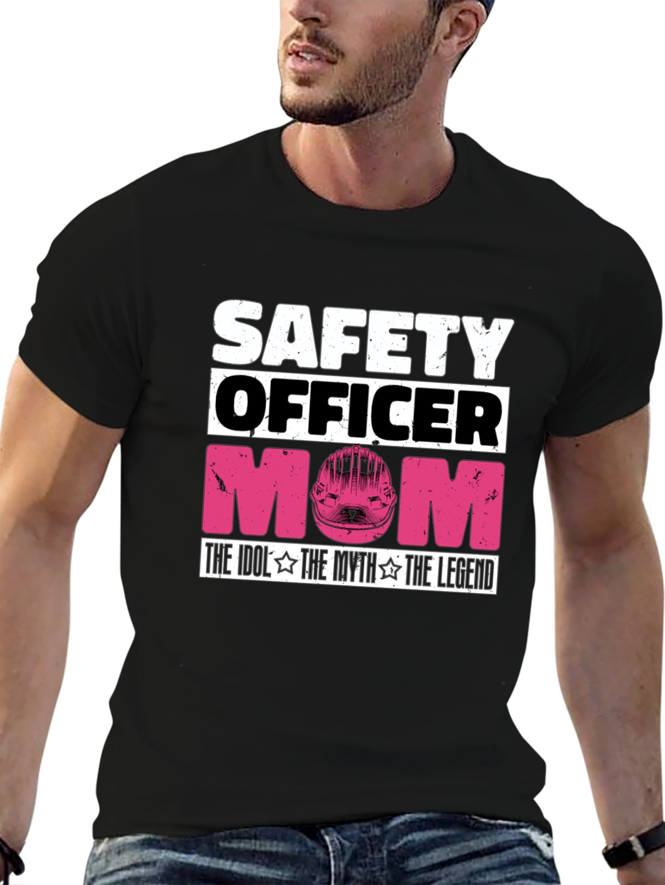 Safety Officer Mom T-Shirt: The Idol The Myth The Legend