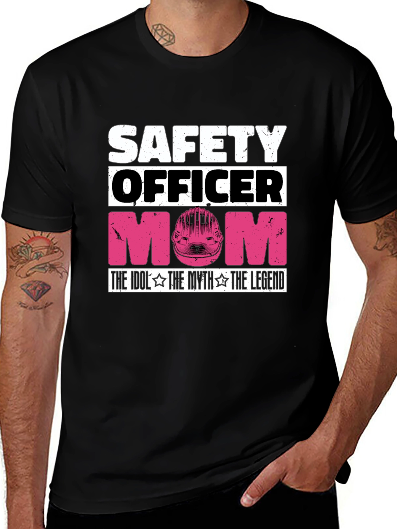 Safety Officer Mom T-Shirt: The Idol The Myth The Legend