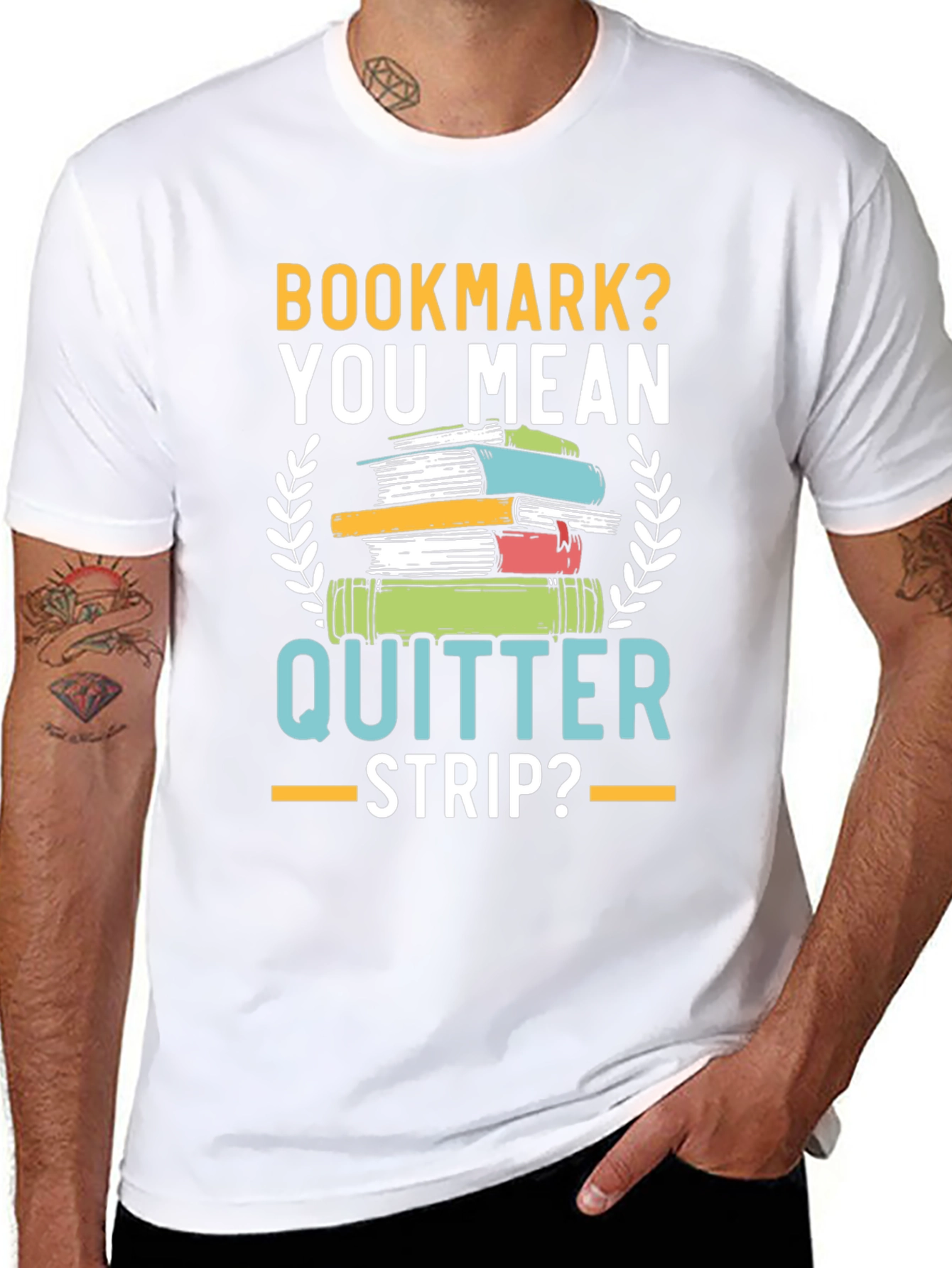 Bookmark? Quitter Strip? Funny Book Lovers T-Shirt