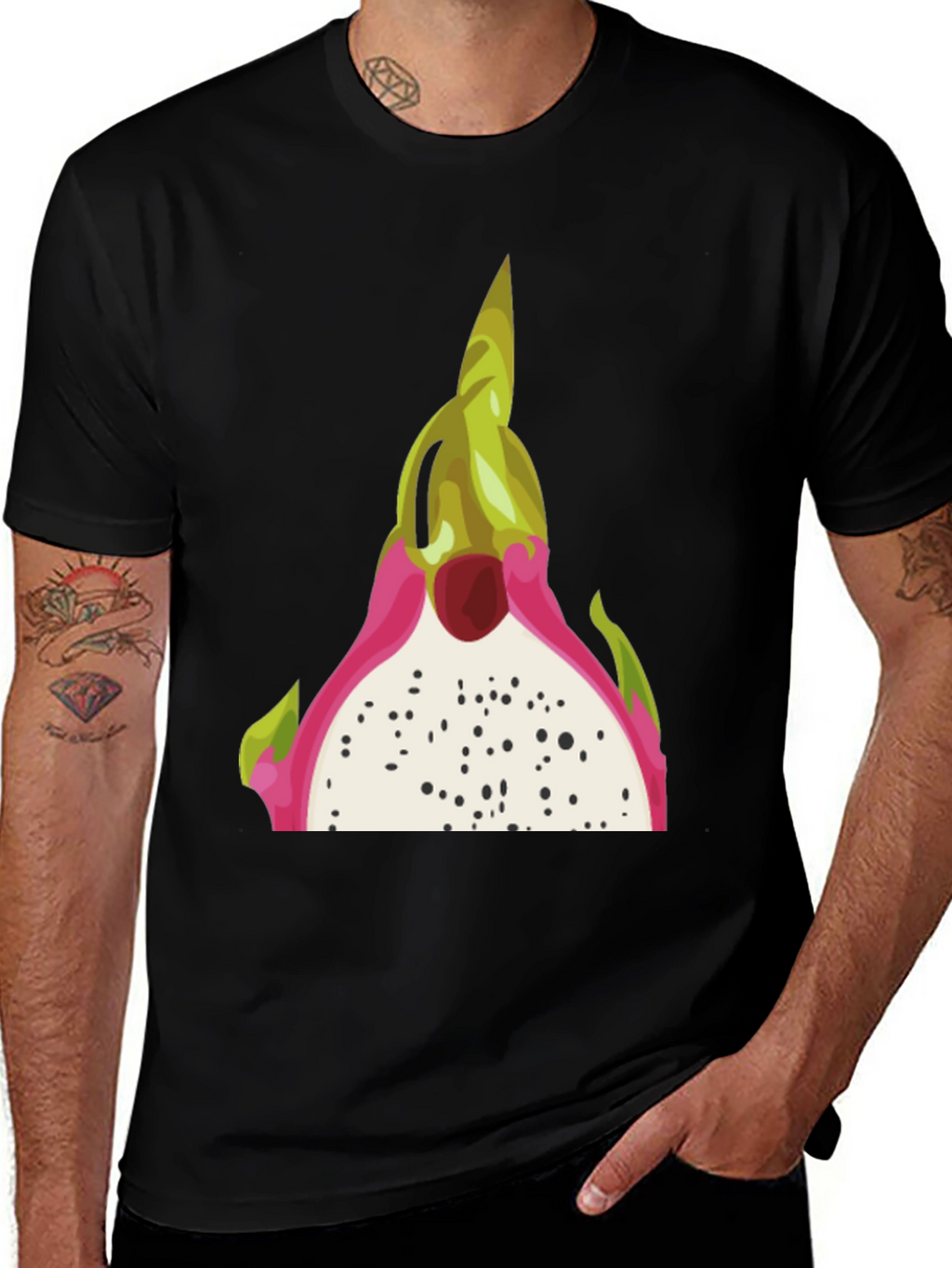 Dragon Fruit Graphic Tee - Exotic Fruit T-Shirt