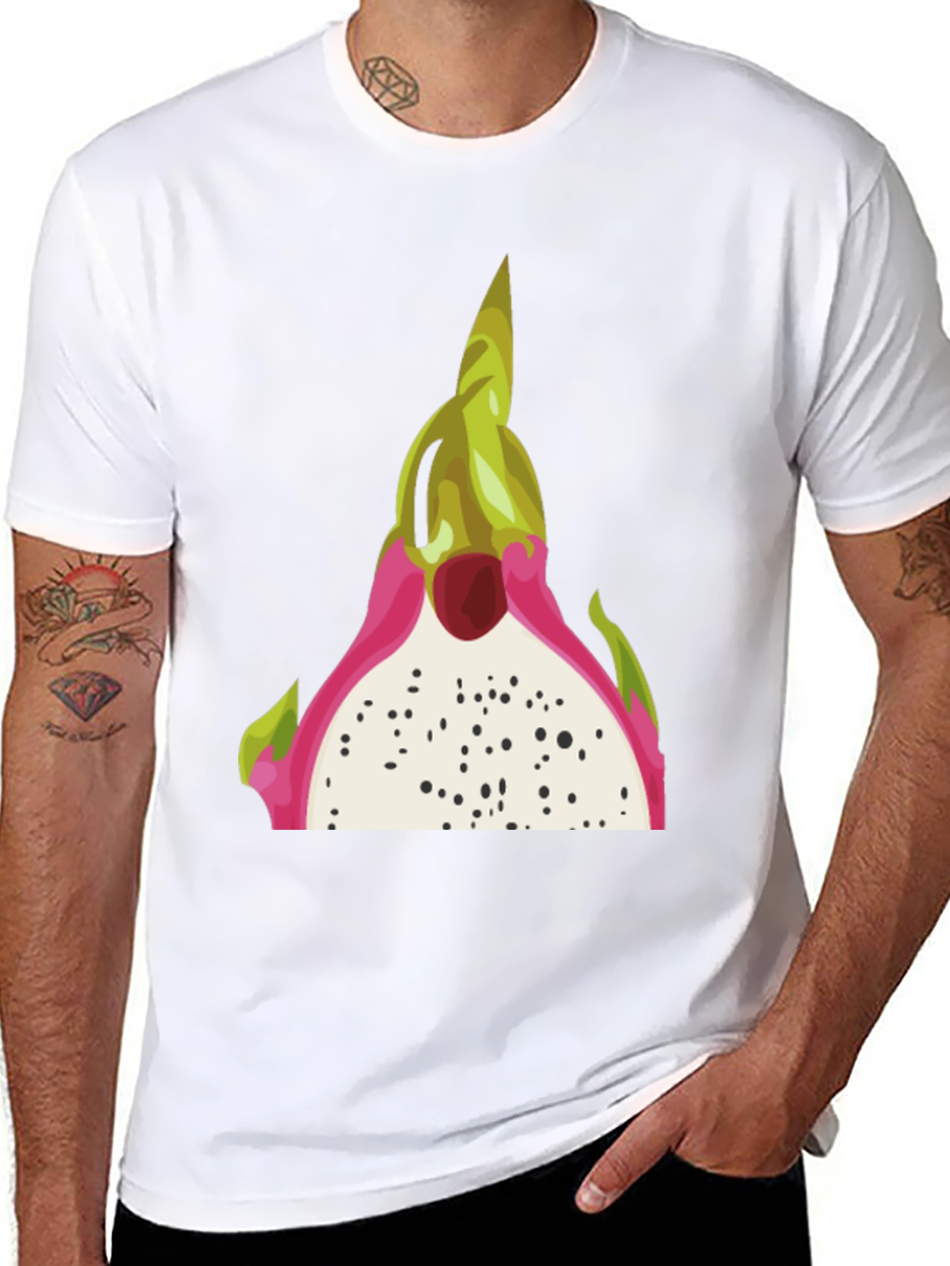 Dragon Fruit Graphic Tee - Exotic Fruit T-Shirt