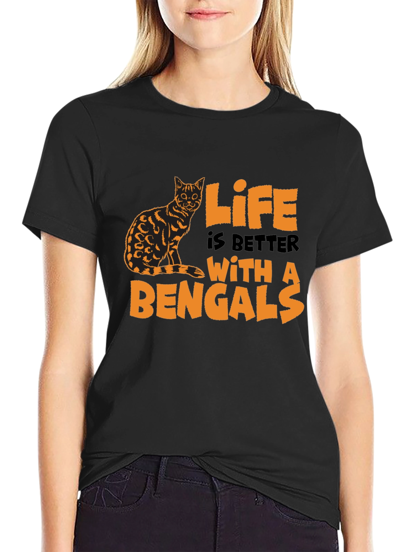 Bengal Cat Lover T-Shirt - Life is Better with Bengals