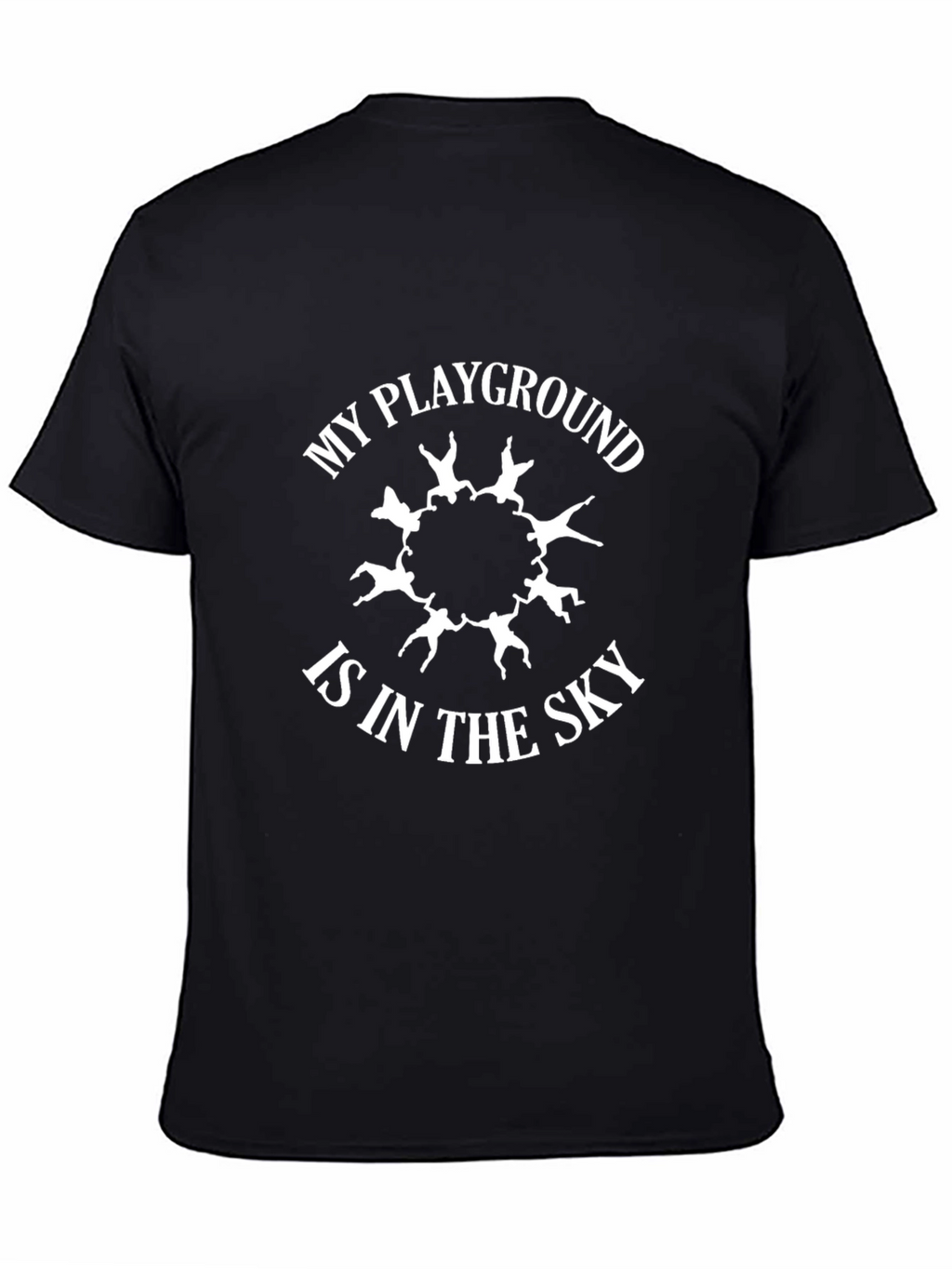 My Playground is in the Sky Black T-Shirt