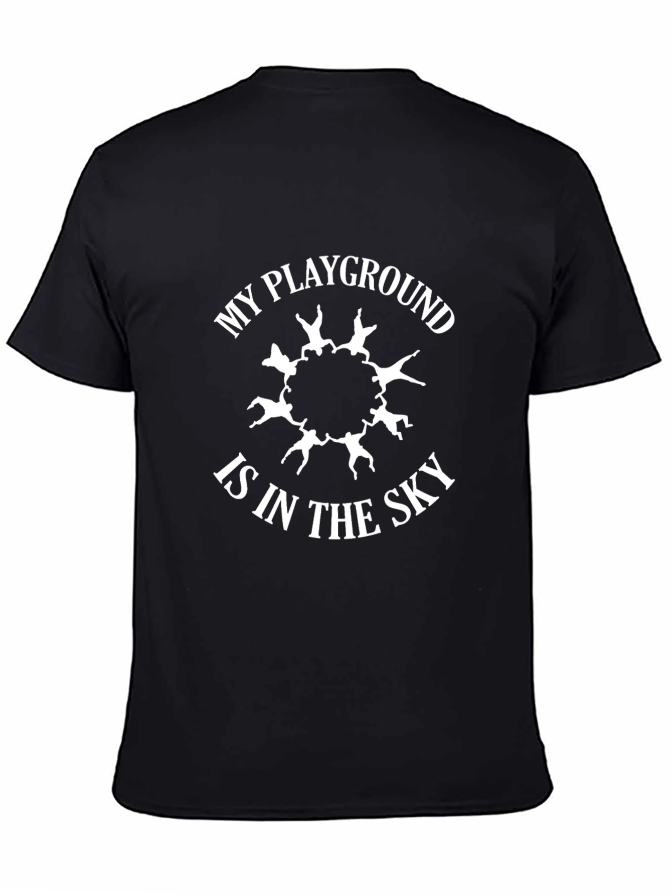 My Playground is in the Sky Black T-Shirt