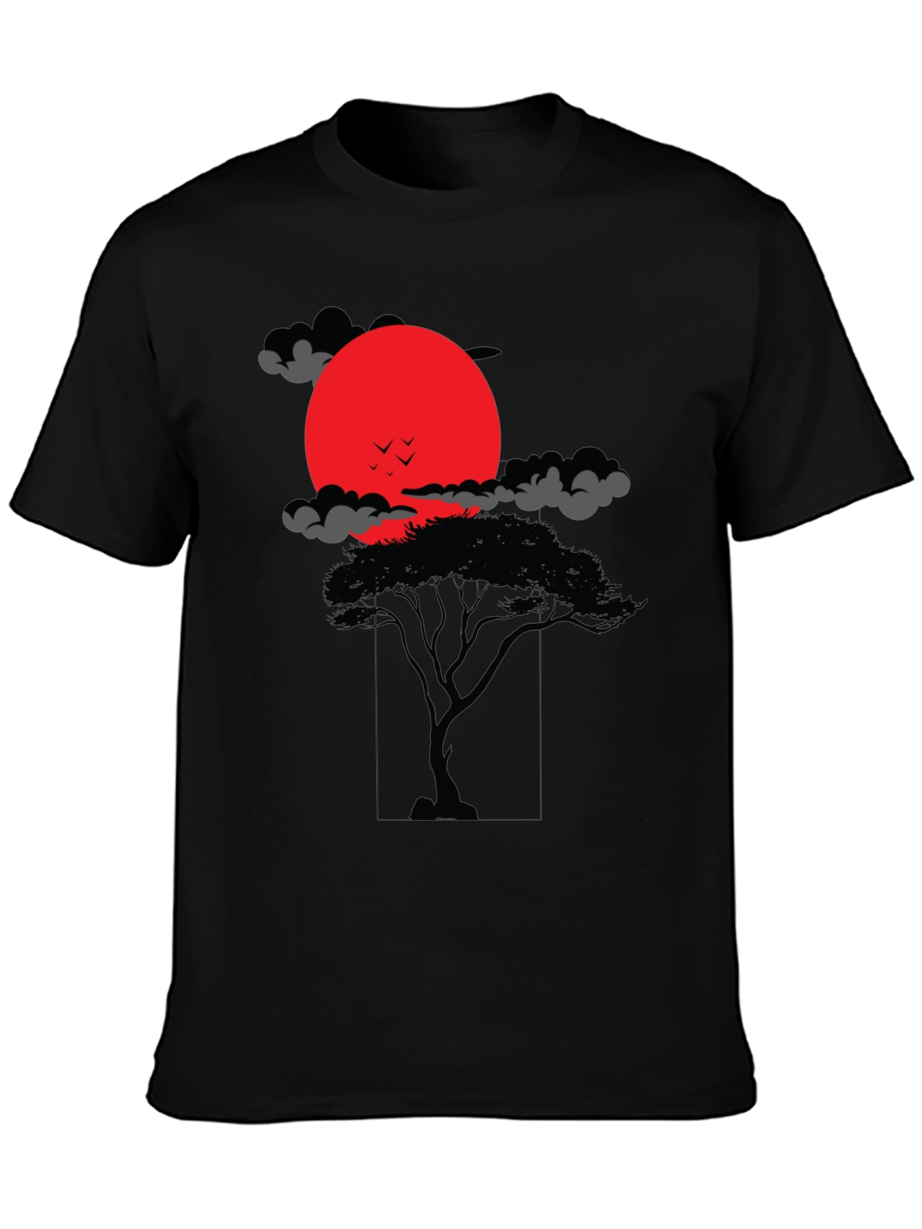 Sunset Tree Graphic Tee - Stylish Casual Wear