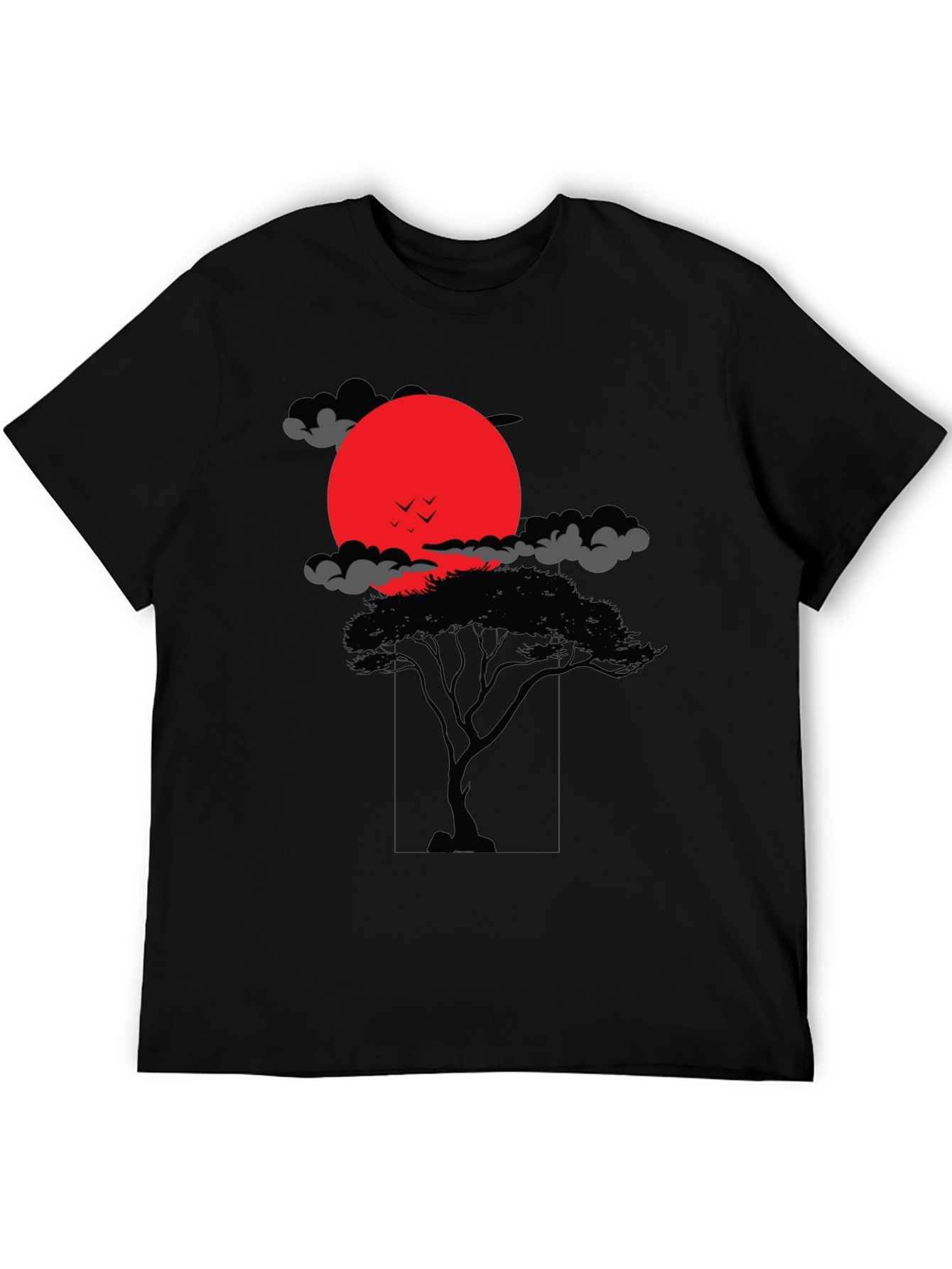 Sunset Tree Graphic Tee - Stylish Casual Wear