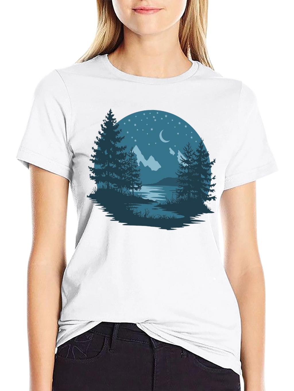 Nightscape Graphic T-Shirt