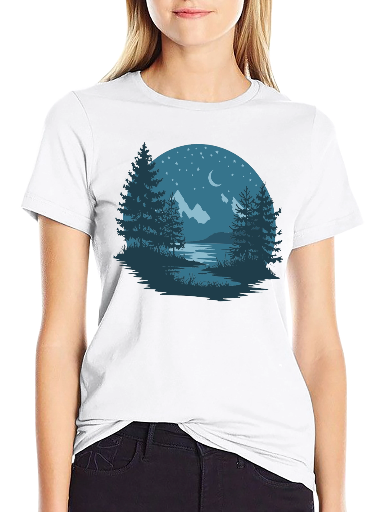 Nightscape Graphic T-Shirt