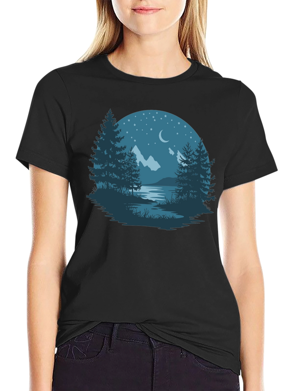 Nightscape Graphic T-Shirt