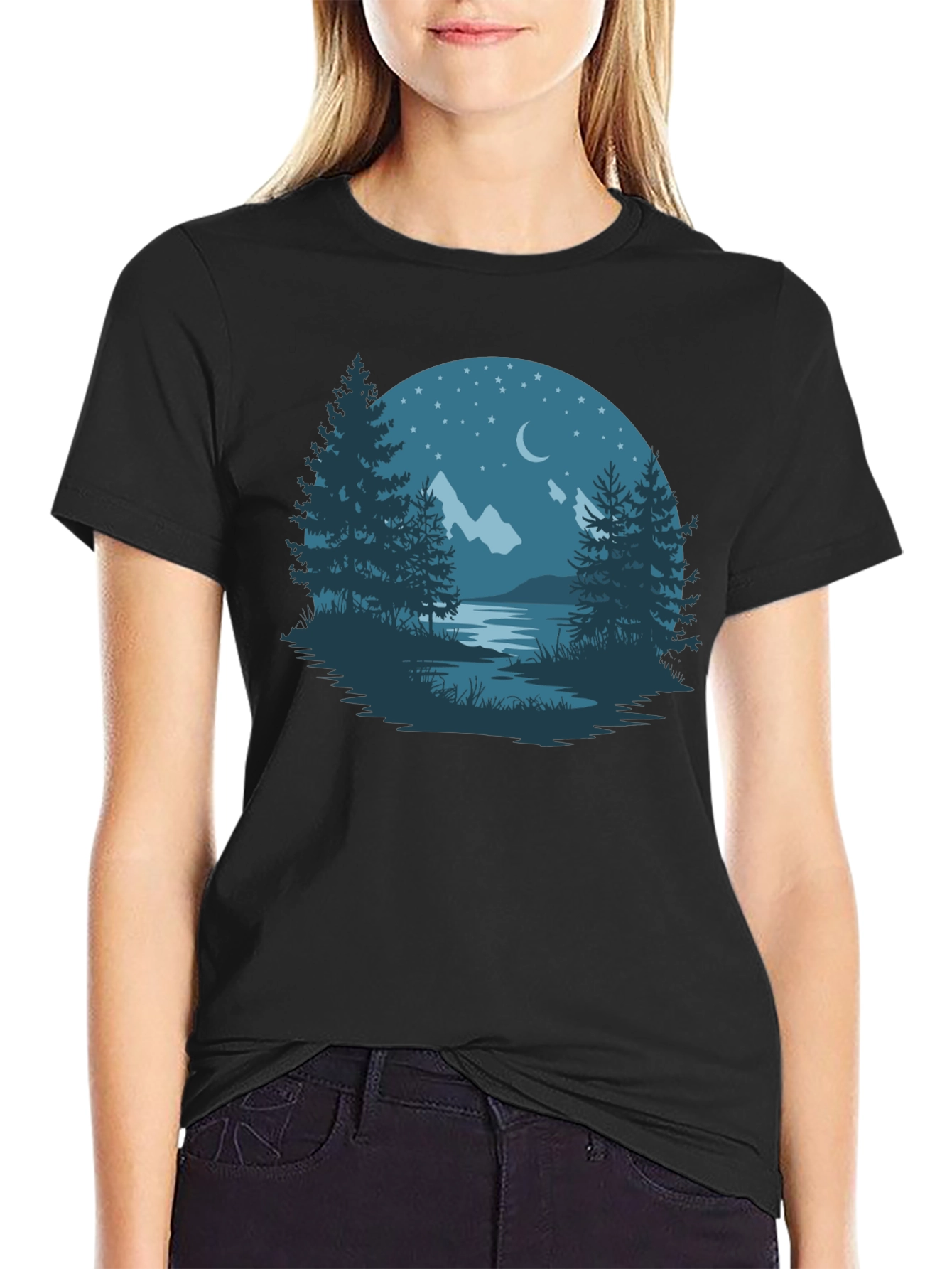 Nightscape Graphic T-Shirt