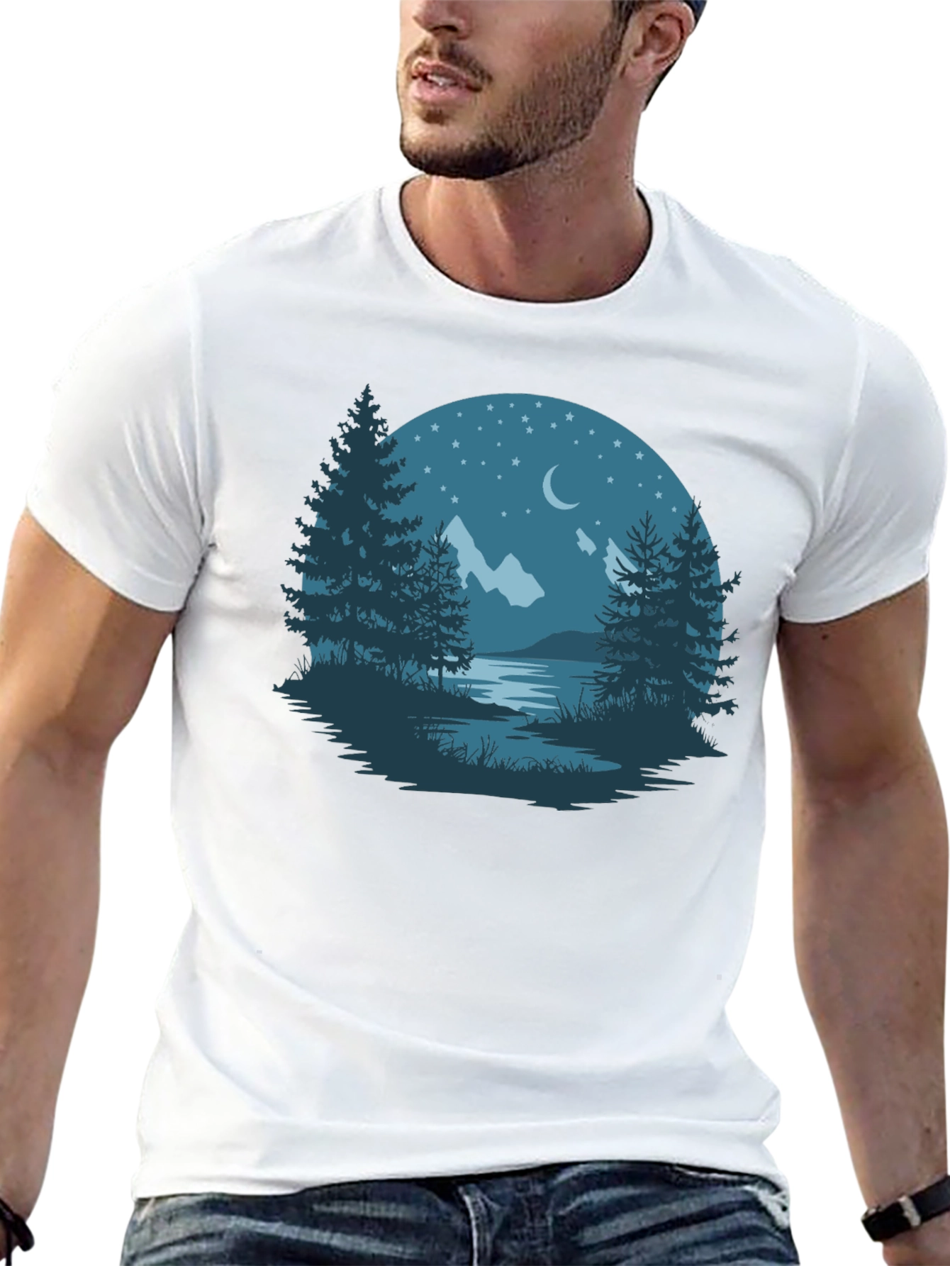 Nightscape Graphic T-Shirt