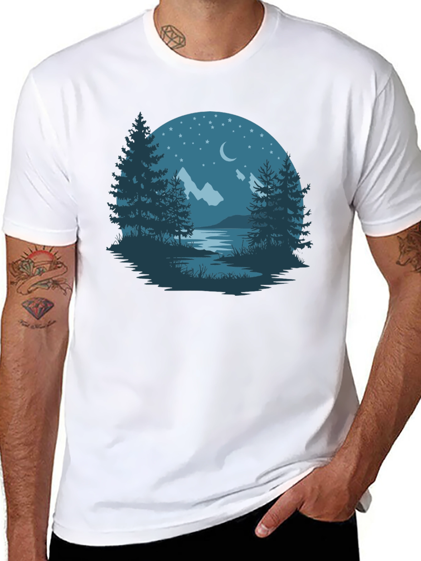 Nightscape Graphic T-Shirt