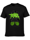 Messy Bun Mental Health Awareness T-Shirt