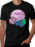 Blueberry Dessert T-Shirt - Unique Graphic Tee
