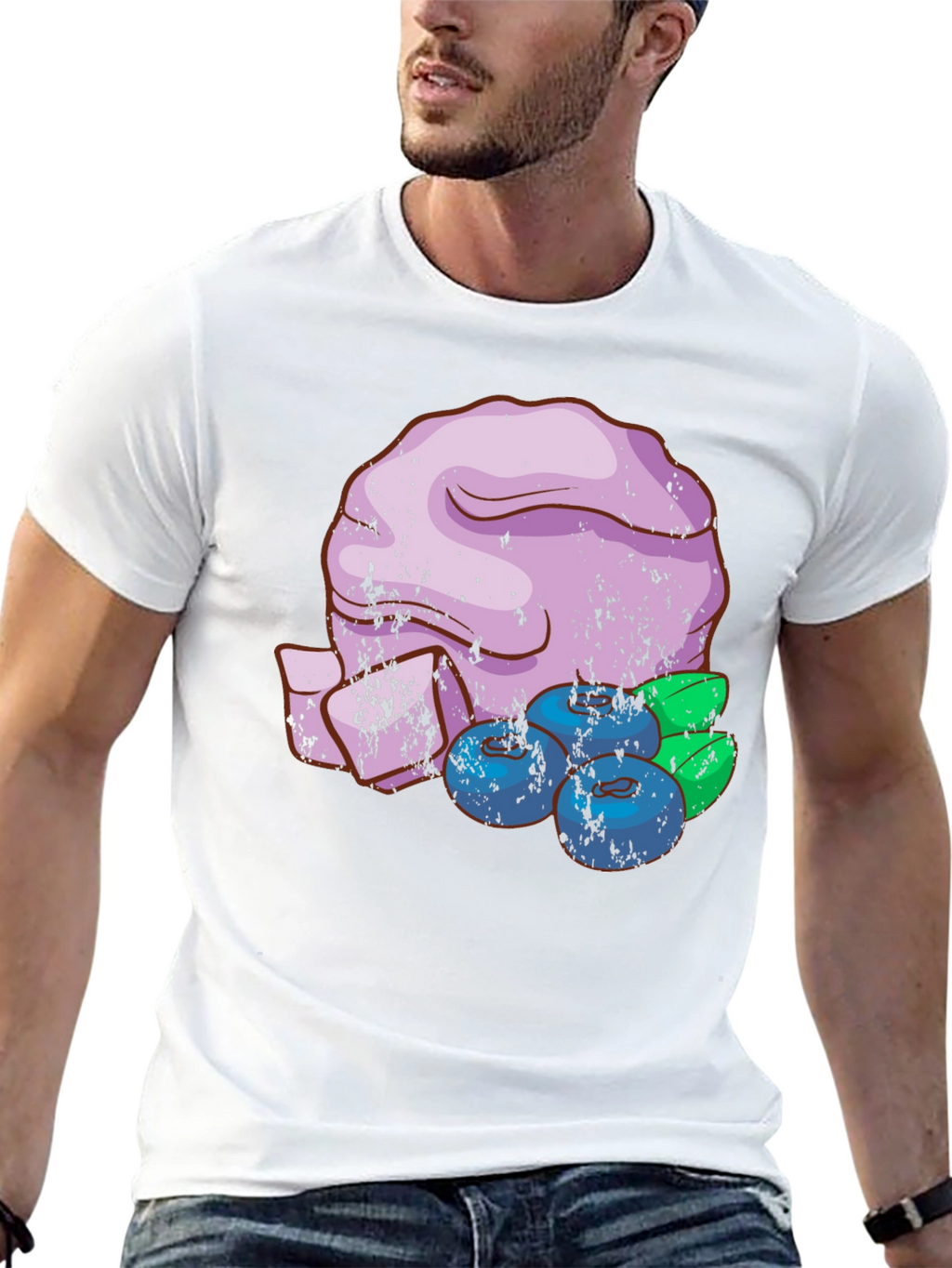 Blueberry Dessert T-Shirt - Unique Graphic Tee