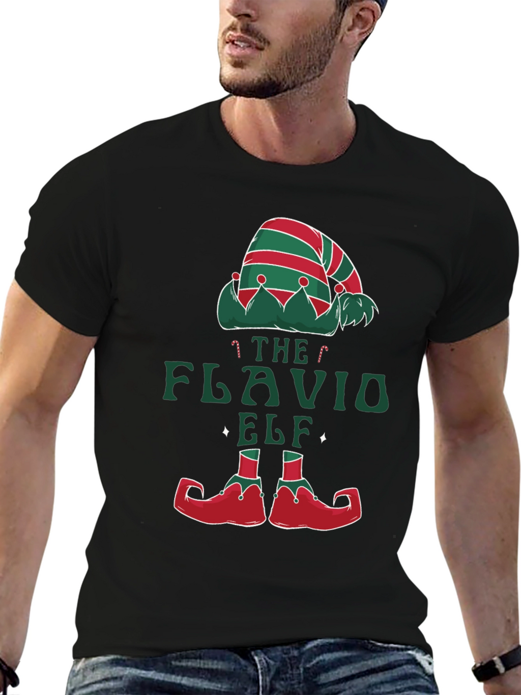 Funny The Flavio Elf Christmas T-Shirt