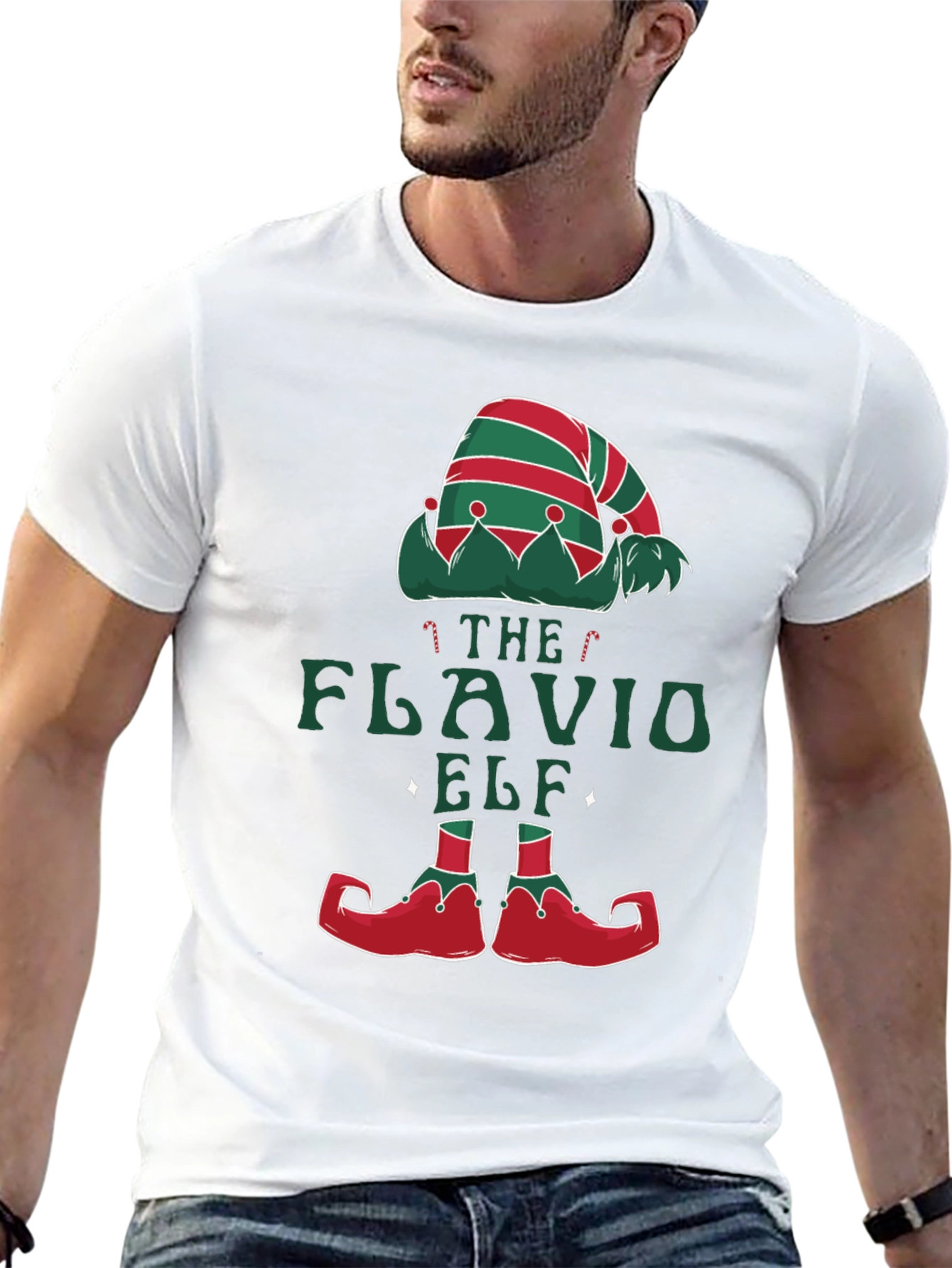 Funny The Flavio Elf Christmas T-Shirt