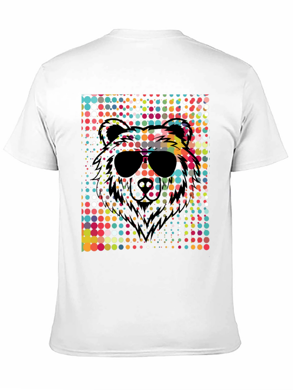 Cool Bear Sunglasses Graphic Tee - Black
