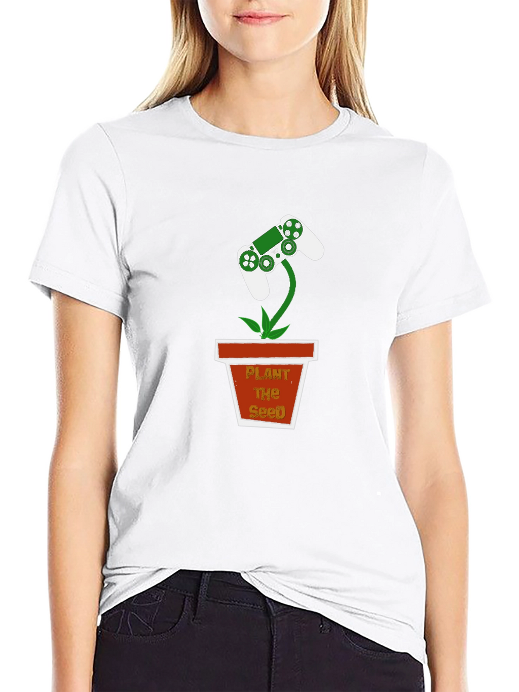 Gaming Controller Plant T-Shirt