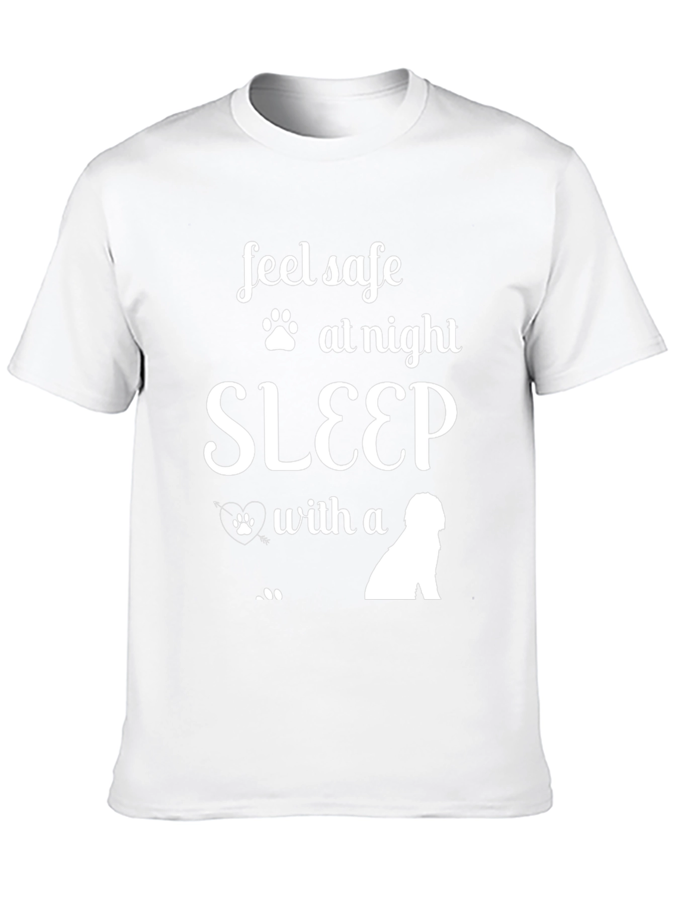 Feel Safe Sleep With A Dog T-Shirt