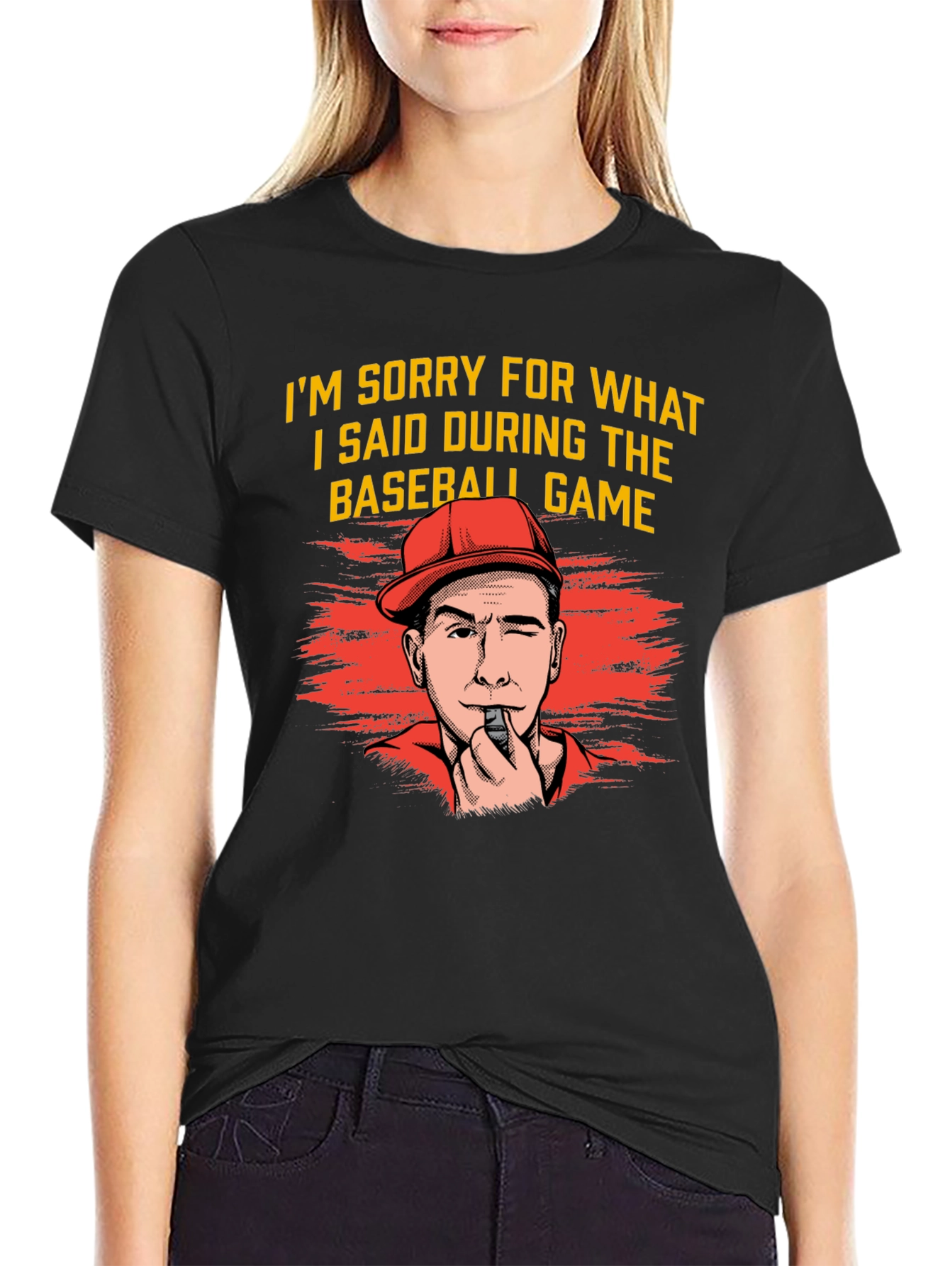 Baseball Game Apology T-Shirt - Funny Coach Tee