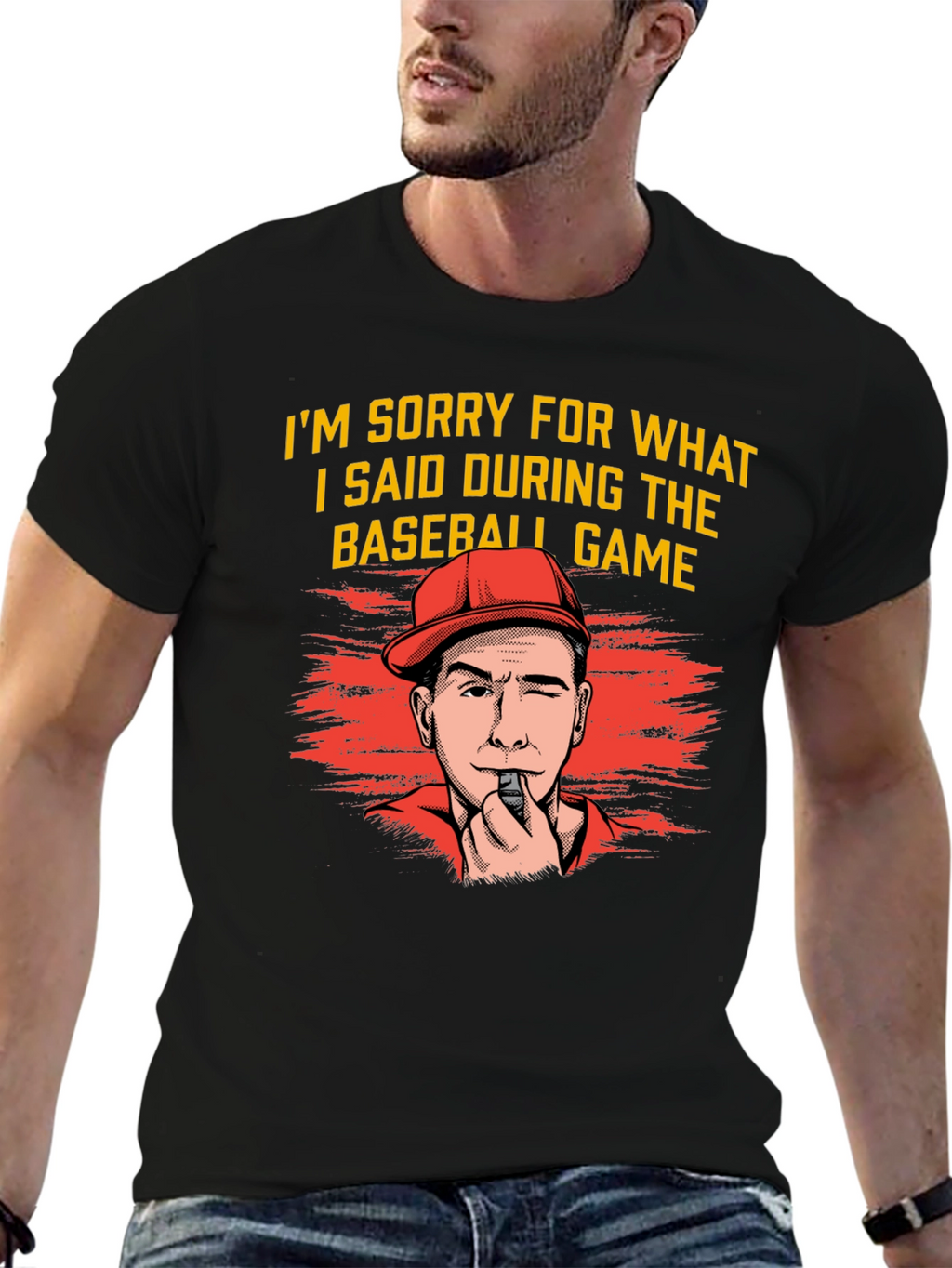 Baseball Game Apology T-Shirt - Funny Coach Tee