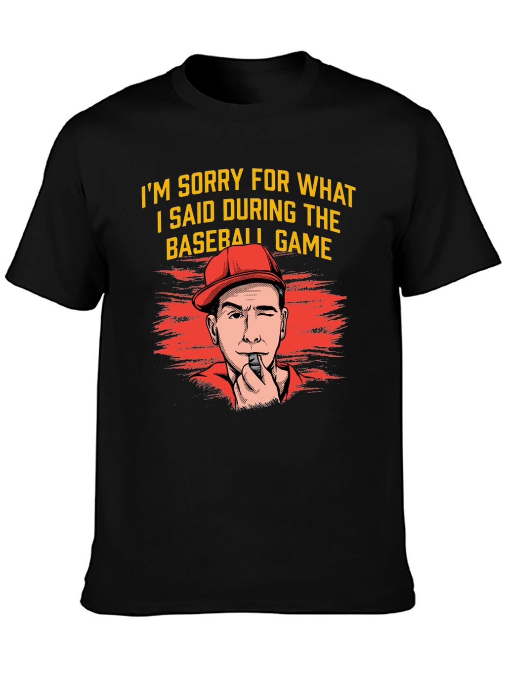 Baseball Game Apology T-Shirt - Funny Coach Tee