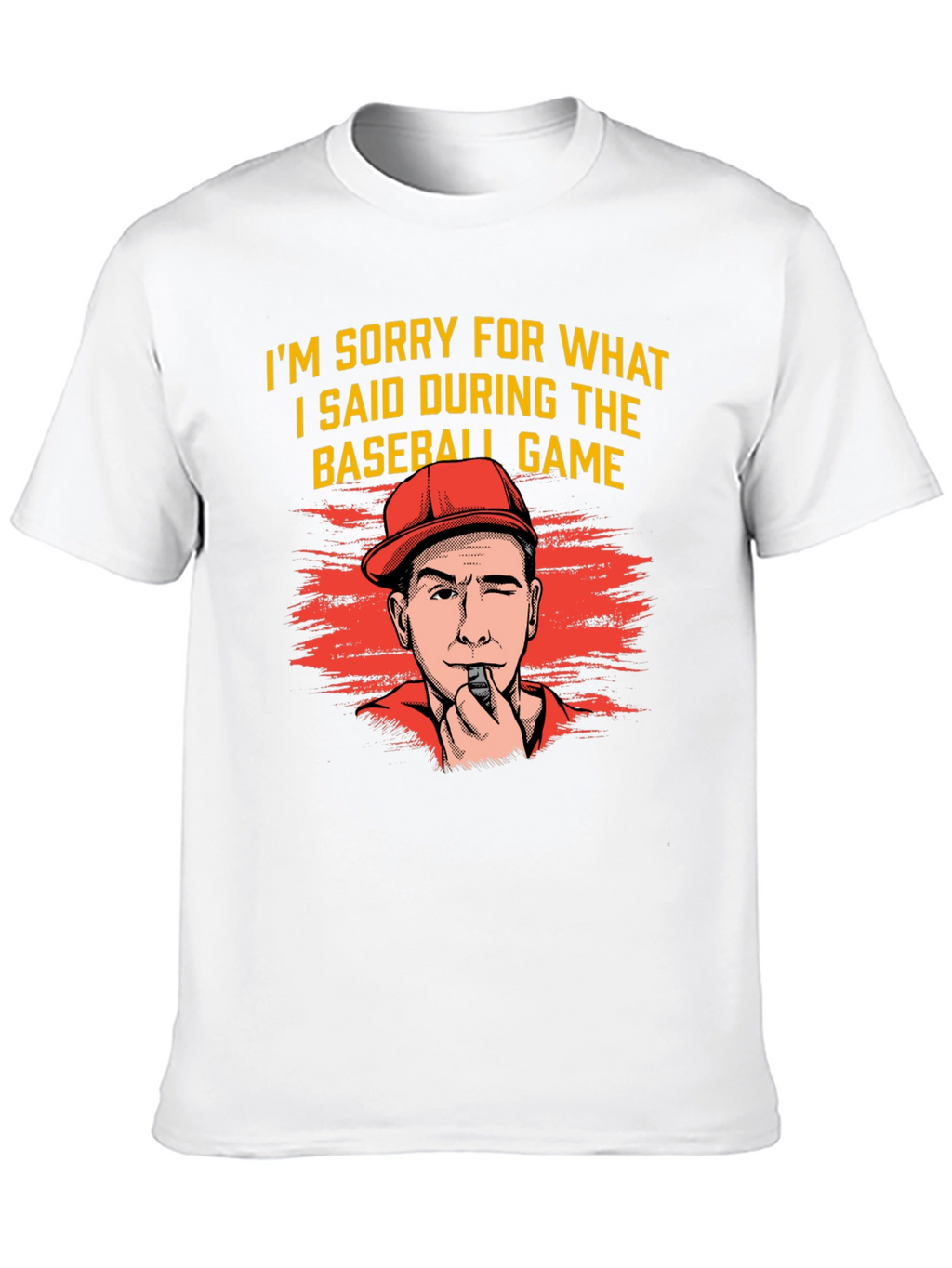 Baseball Game Apology T-Shirt - Funny Coach Tee