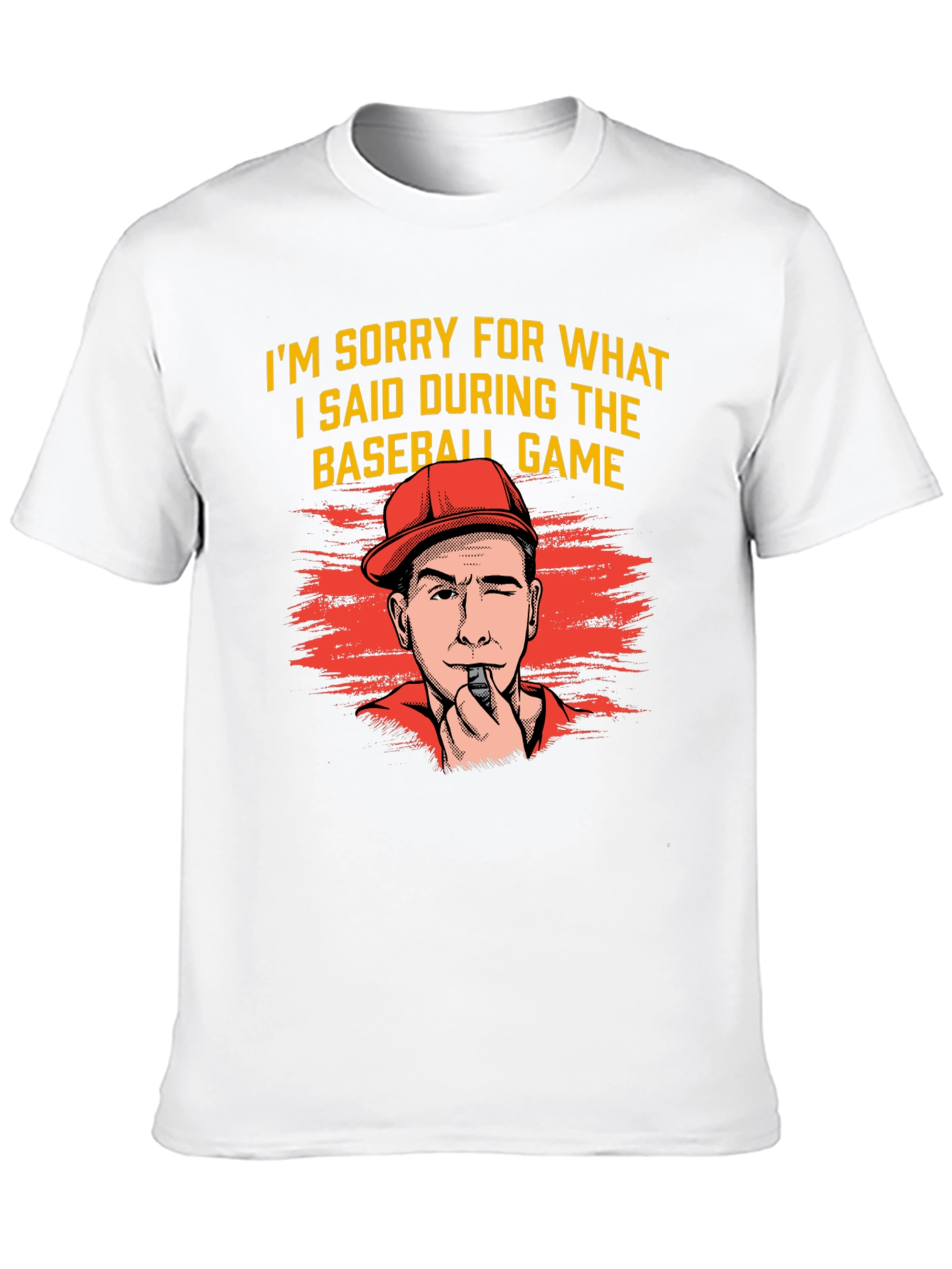 Baseball Game Apology T-Shirt - Funny Coach Tee
