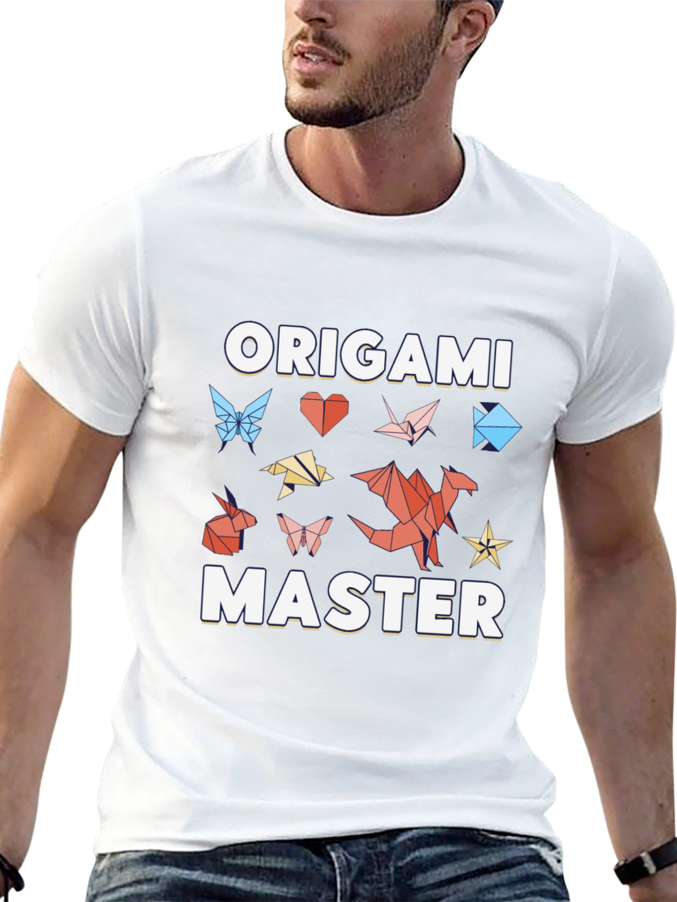 Origami Master T-Shirt - Unique Graphic Tee