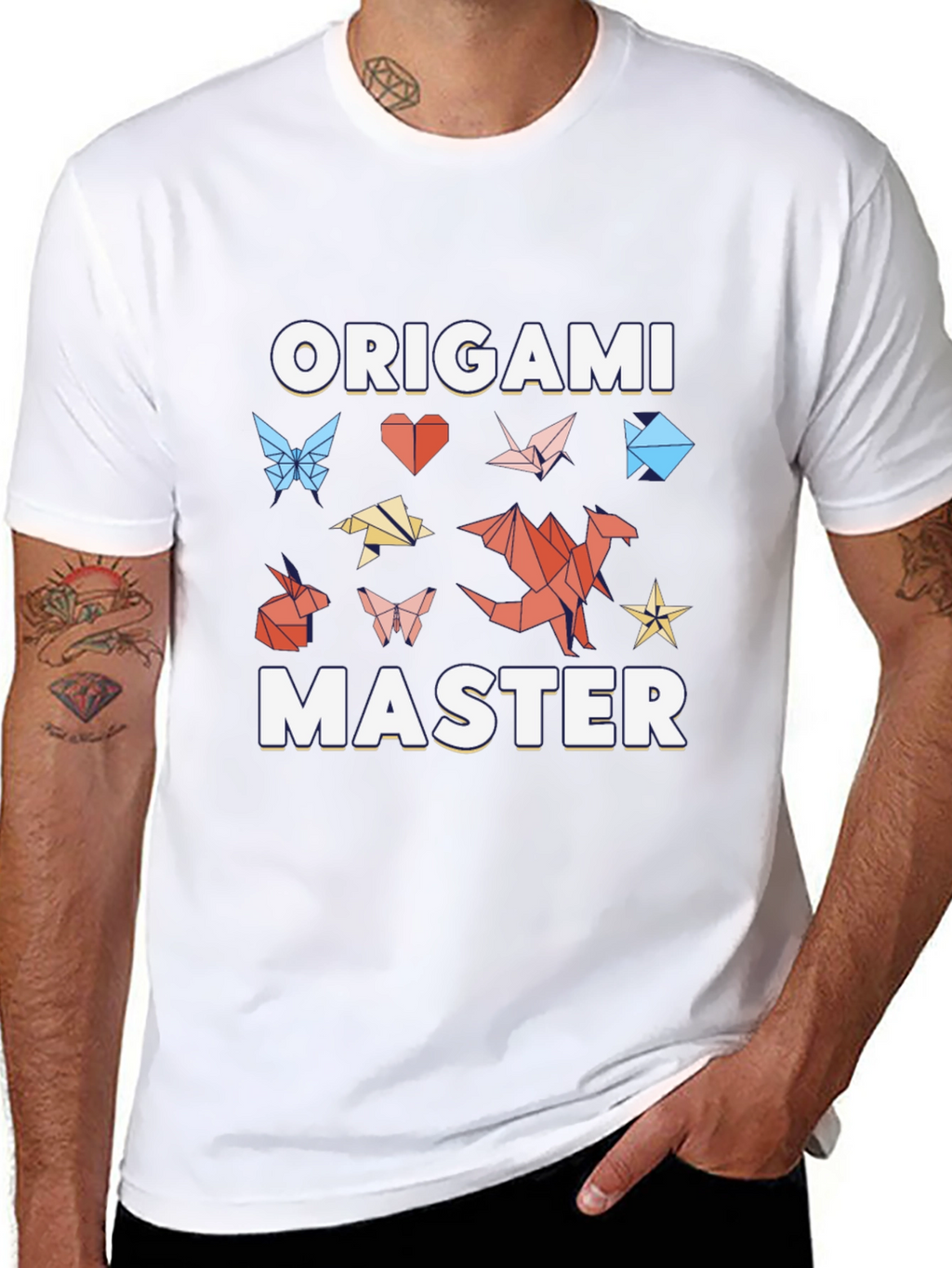 Origami Master T-Shirt - Unique Graphic Tee